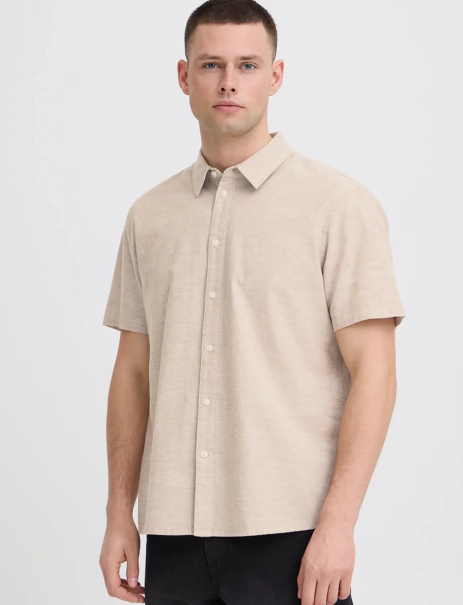 Blend - BHABAN SHIRT PP NOOS - linased särgid - crockery - 5
