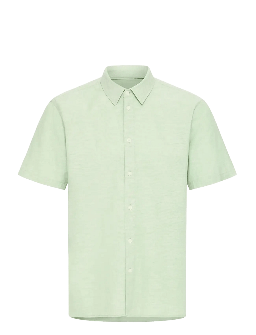 Blend - BHABAN SHIRT PP NOOS - linased särgid - fair green - 1