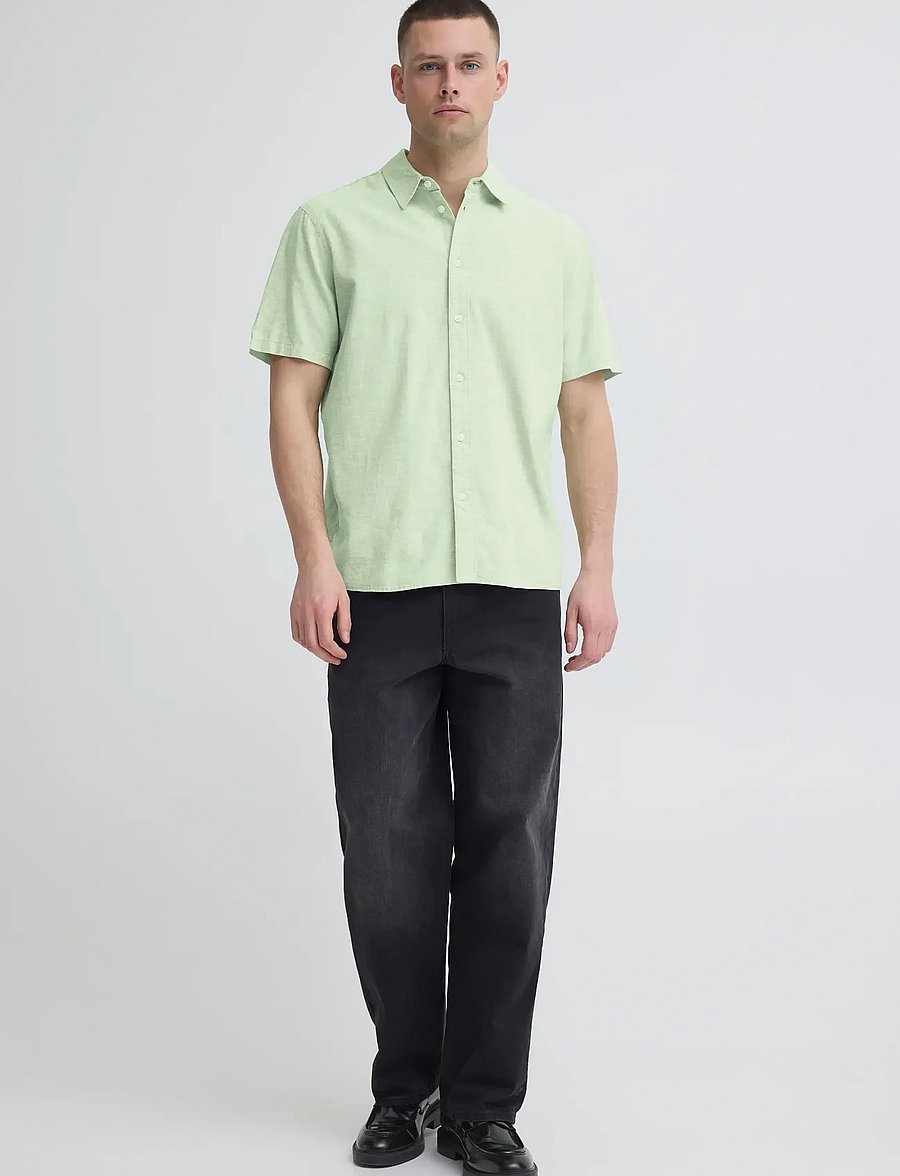 Blend - BHABAN SHIRT PP NOOS - linased särgid - fair green - 0
