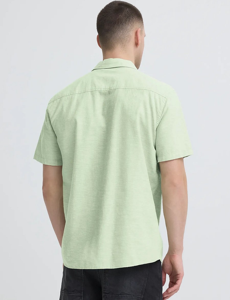 Blend - BHABAN SHIRT PP NOOS - linased särgid - fair green - 3