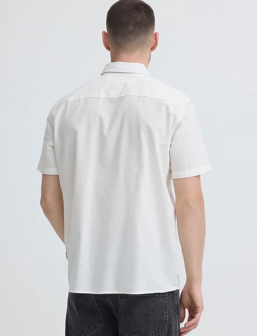 Blend - BHABAN SHIRT PP NOOS - linskjorter - snow white - 3