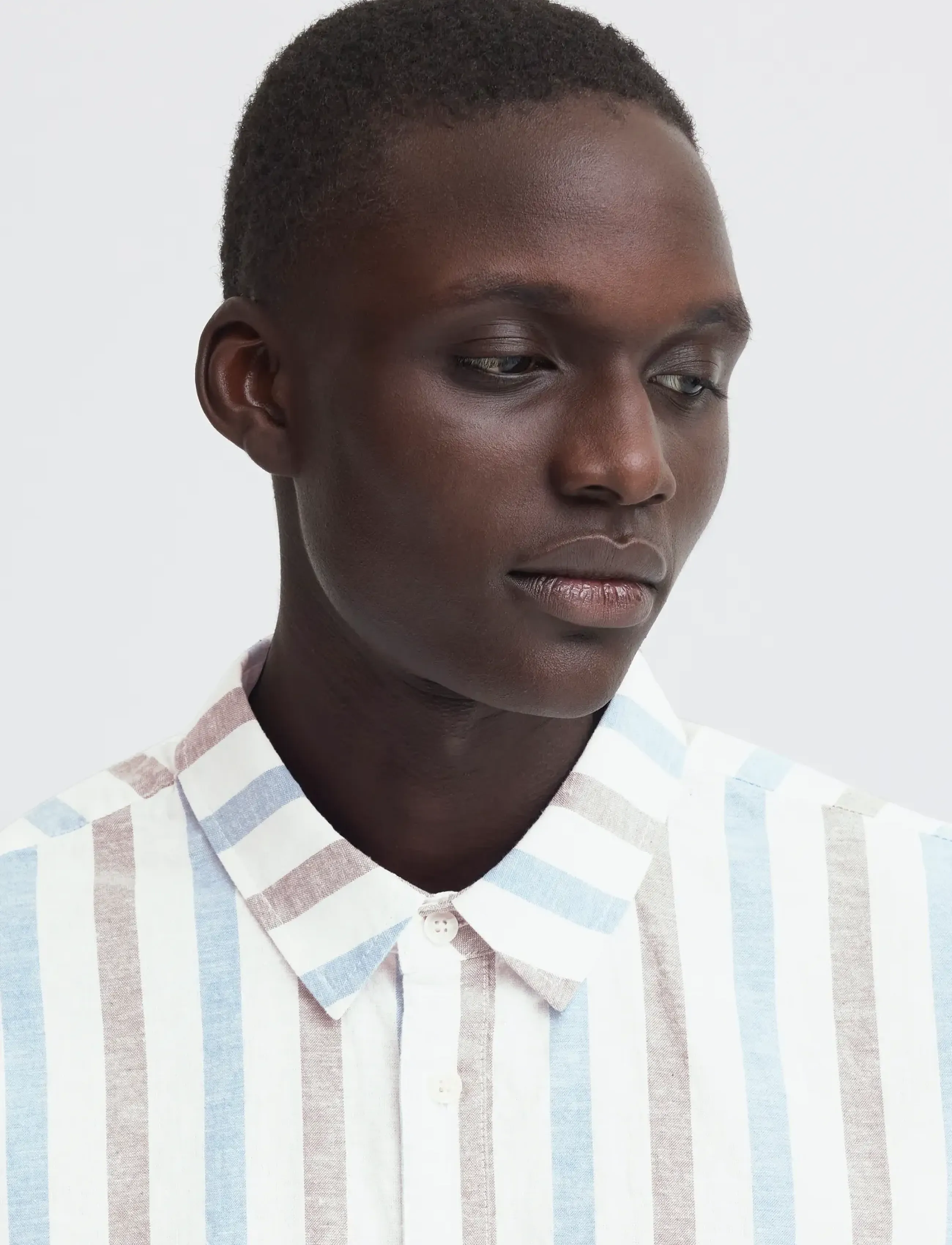 Blend - BHABAN SHIRT STRIPE - laveste priser - lichen blue - 4