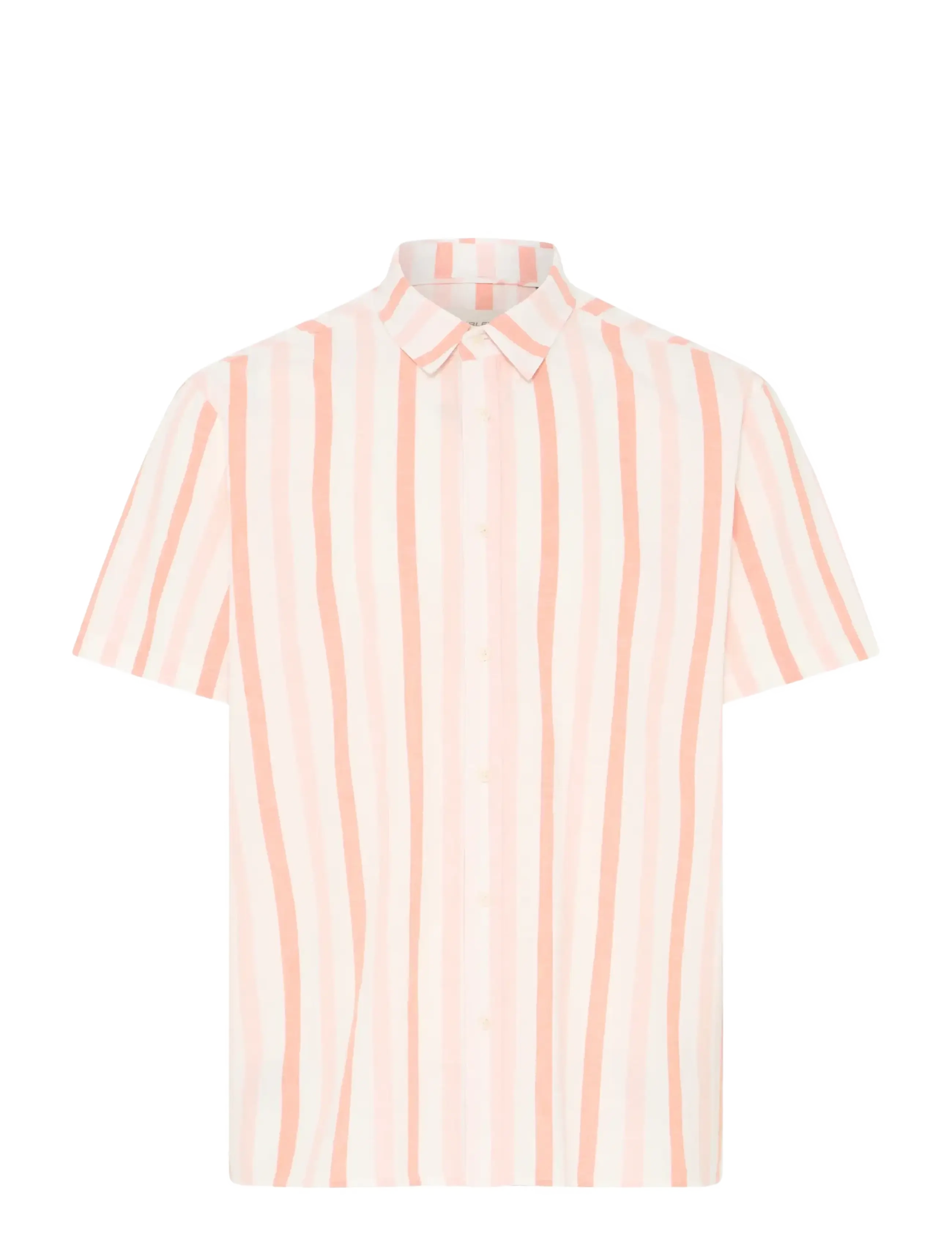 Blend BHABAN SHIRT STRIPE - Skjorter - PEACHSKIN / coral