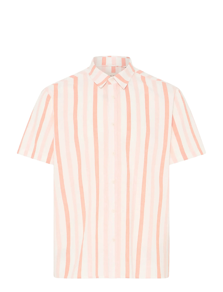 Blend - BHABAN SHIRT STRIPE - triibulised särgid - peachskin - 1