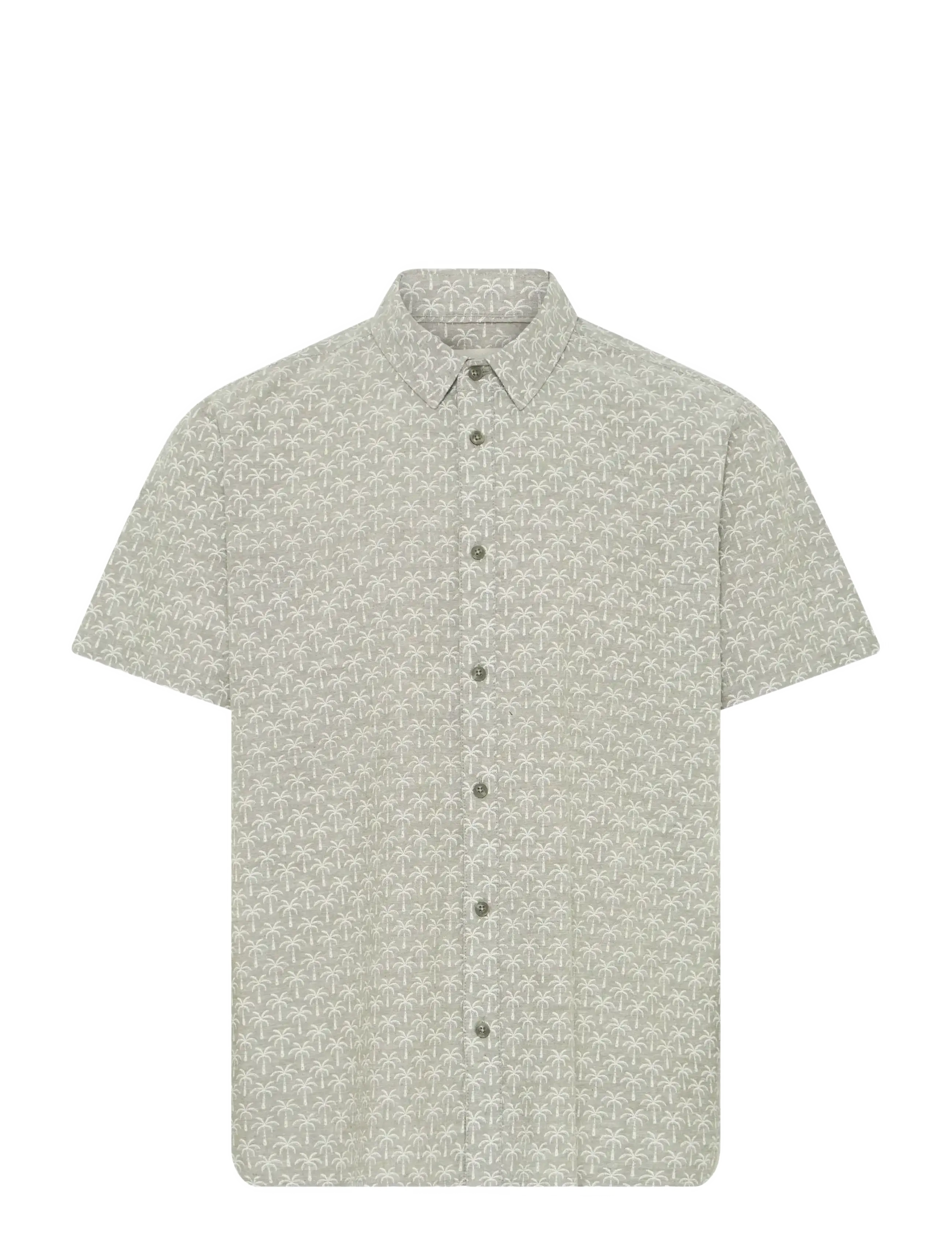 Blend BHABAN SHIRT PRINT - Skjorter - DUSTY OLIVE / khaki/green