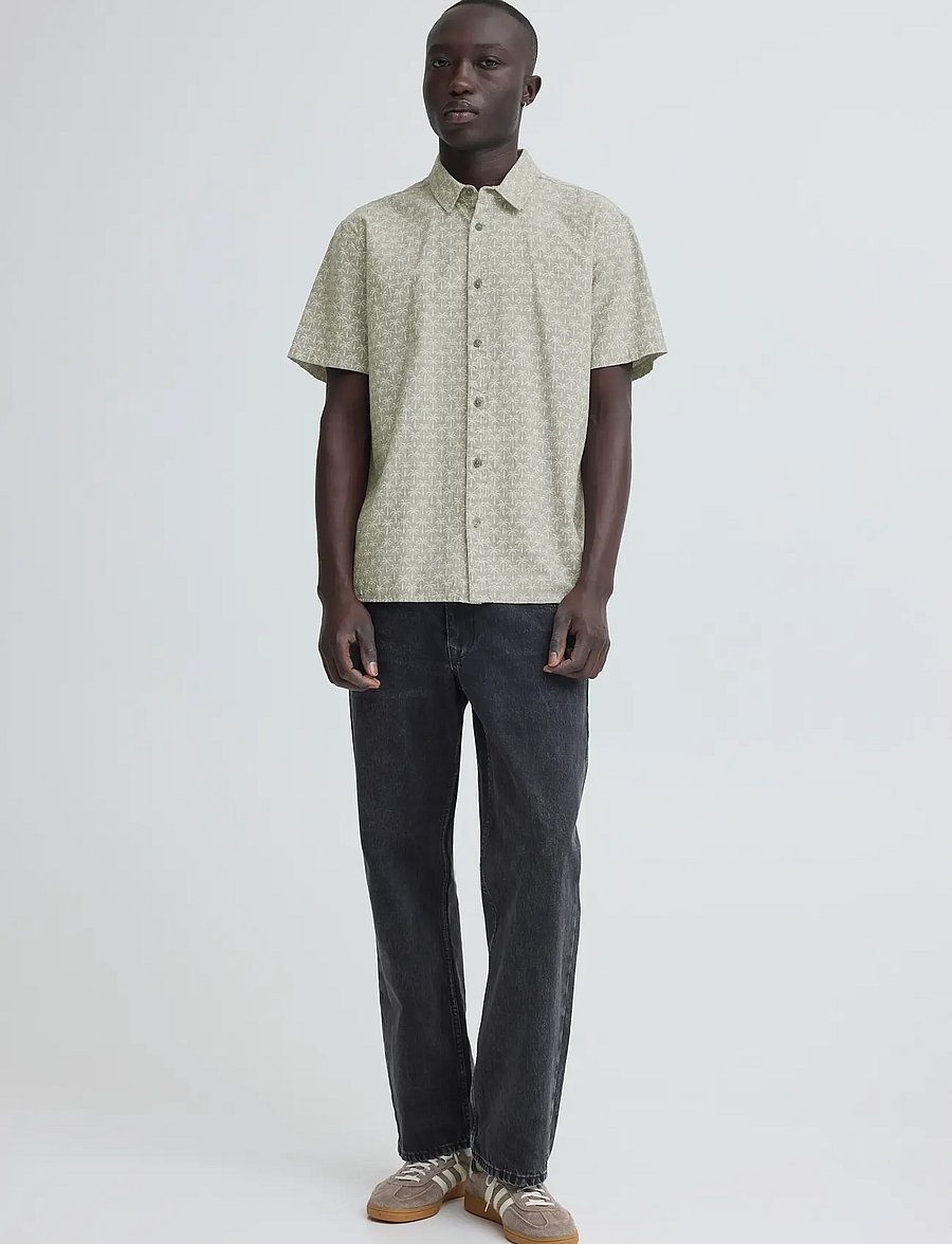 Blend - BHABAN SHIRT PRINT - gemusterte hemden - dusty olive - 0
