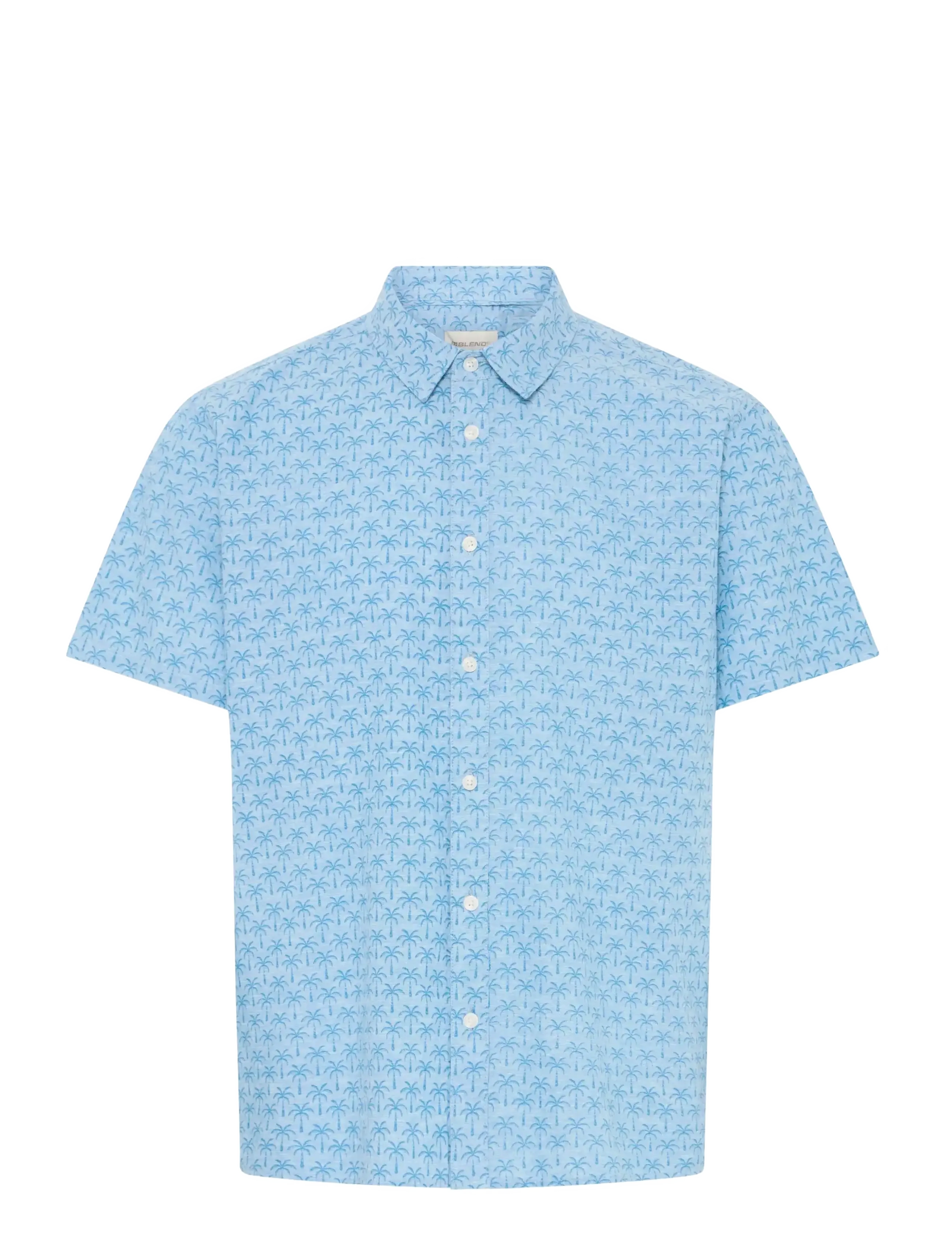 Blend BHABAN SHIRT PRINT - Pattern shirts - LICHEN BLUE / blue