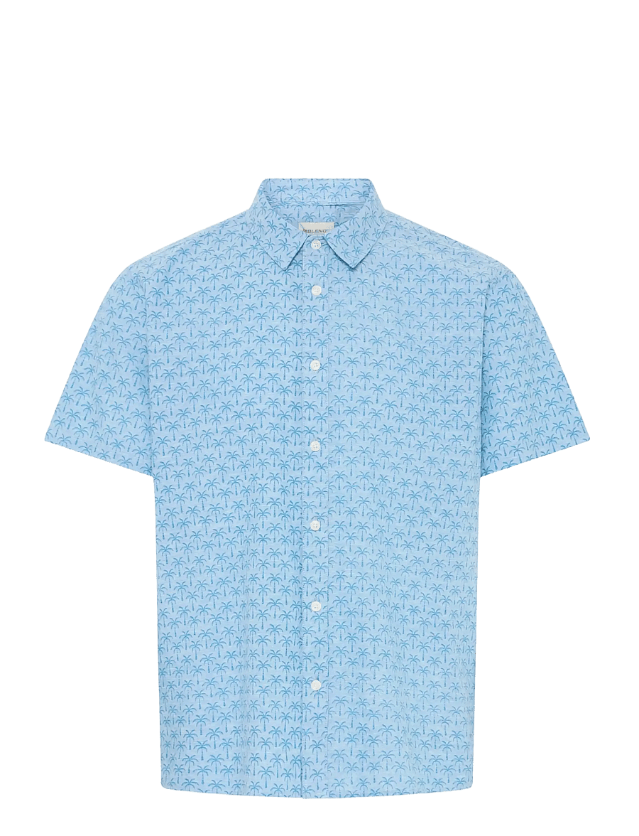 Blend - BHABAN SHIRT PRINT - gemusterte hemden - lichen blue - 1