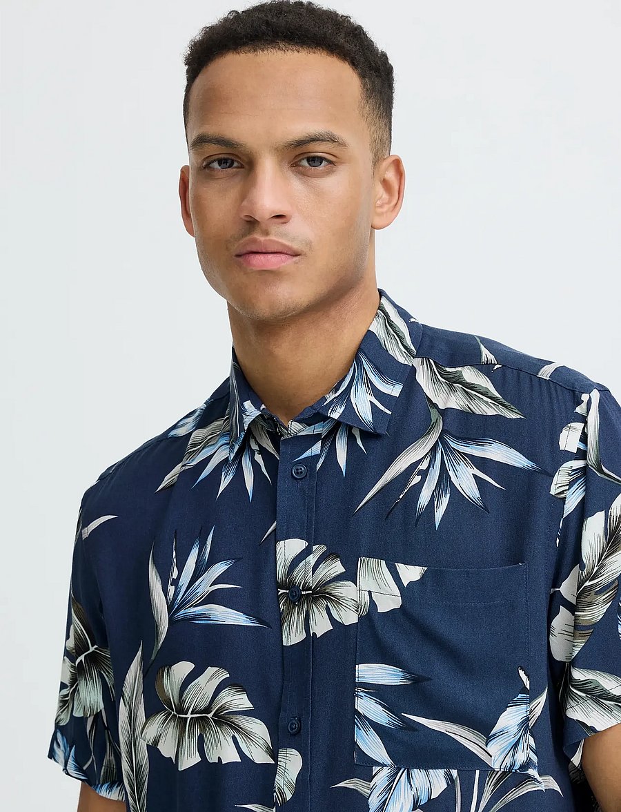 Blend - BHAMELO SHIRT PRINT - pattern shirts - salute - 4