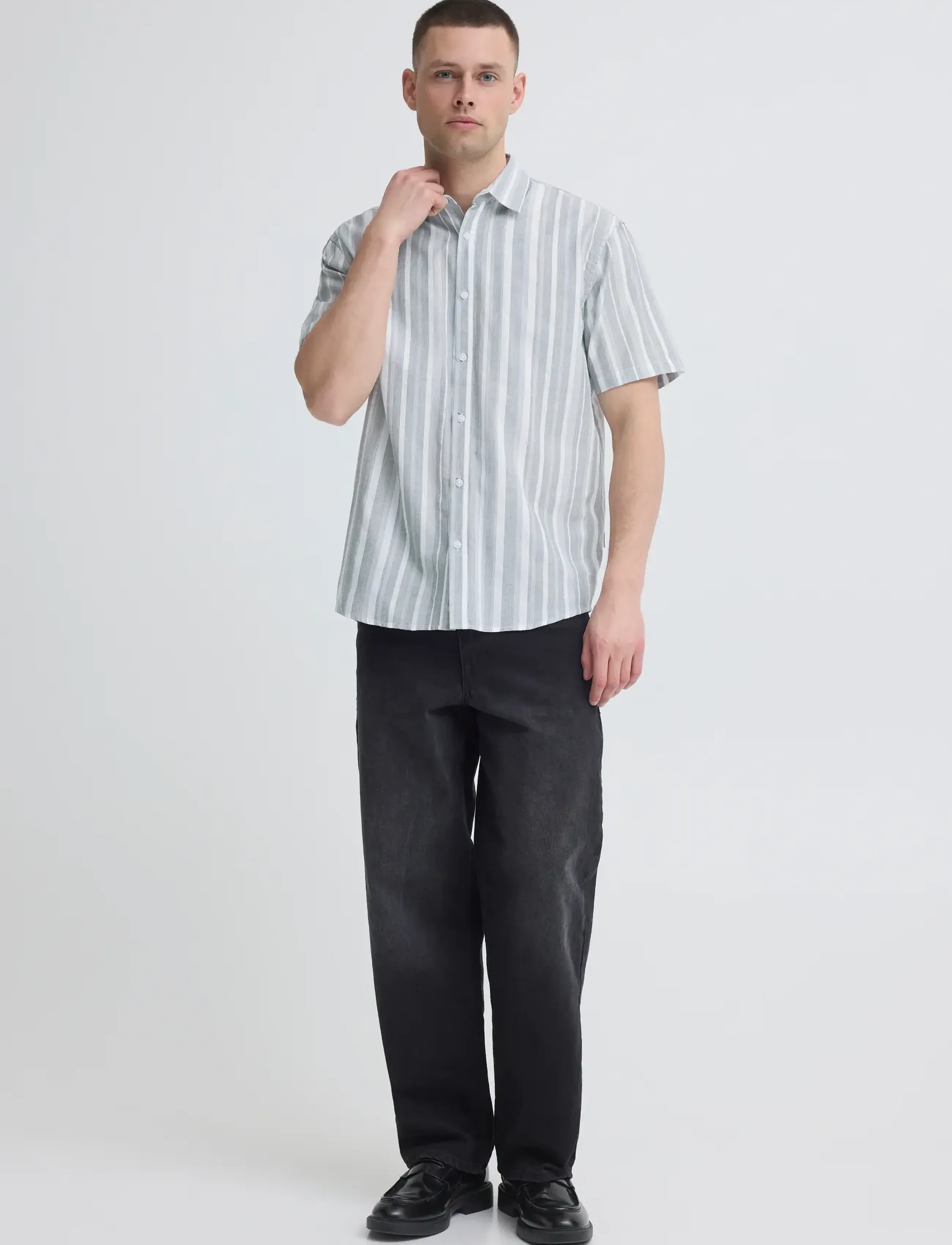 Blend BHAVIK - Skyrtur - SALUTE / grey