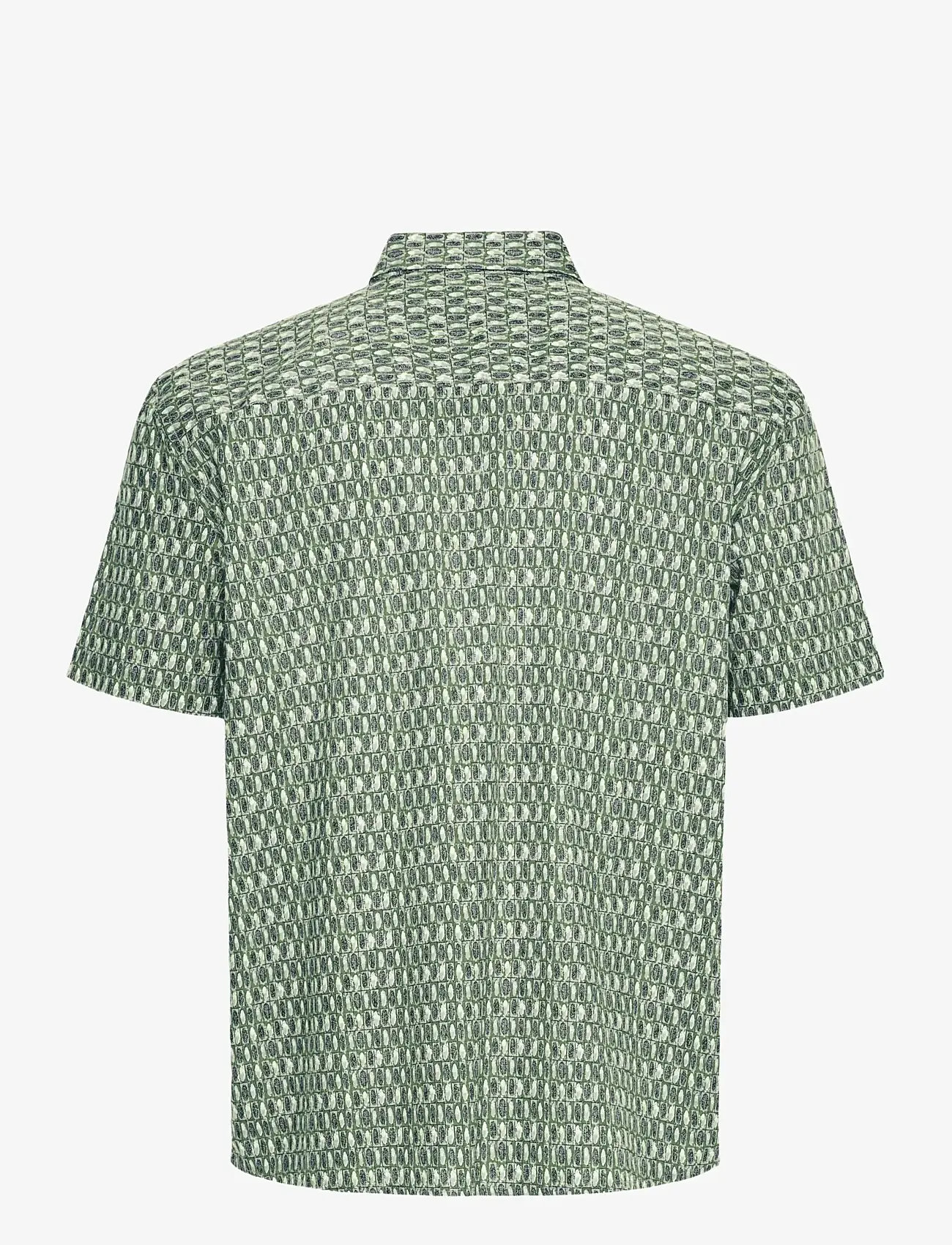 Blend - BHAMIR SHIRT - mustriga särgid - duck green - 2