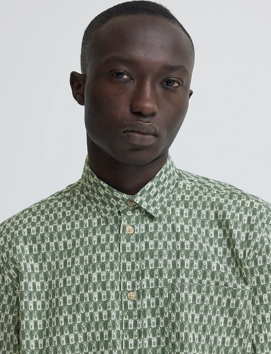 Blend - BHAMIR SHIRT - gemusterte hemden - duck green - 4
