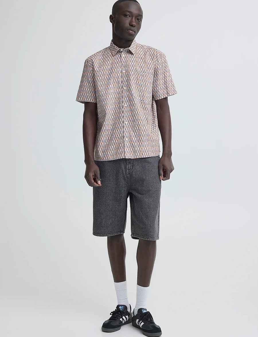 Blend - BHAMIR SHIRT - gemusterte hemden - lichen blue - 0