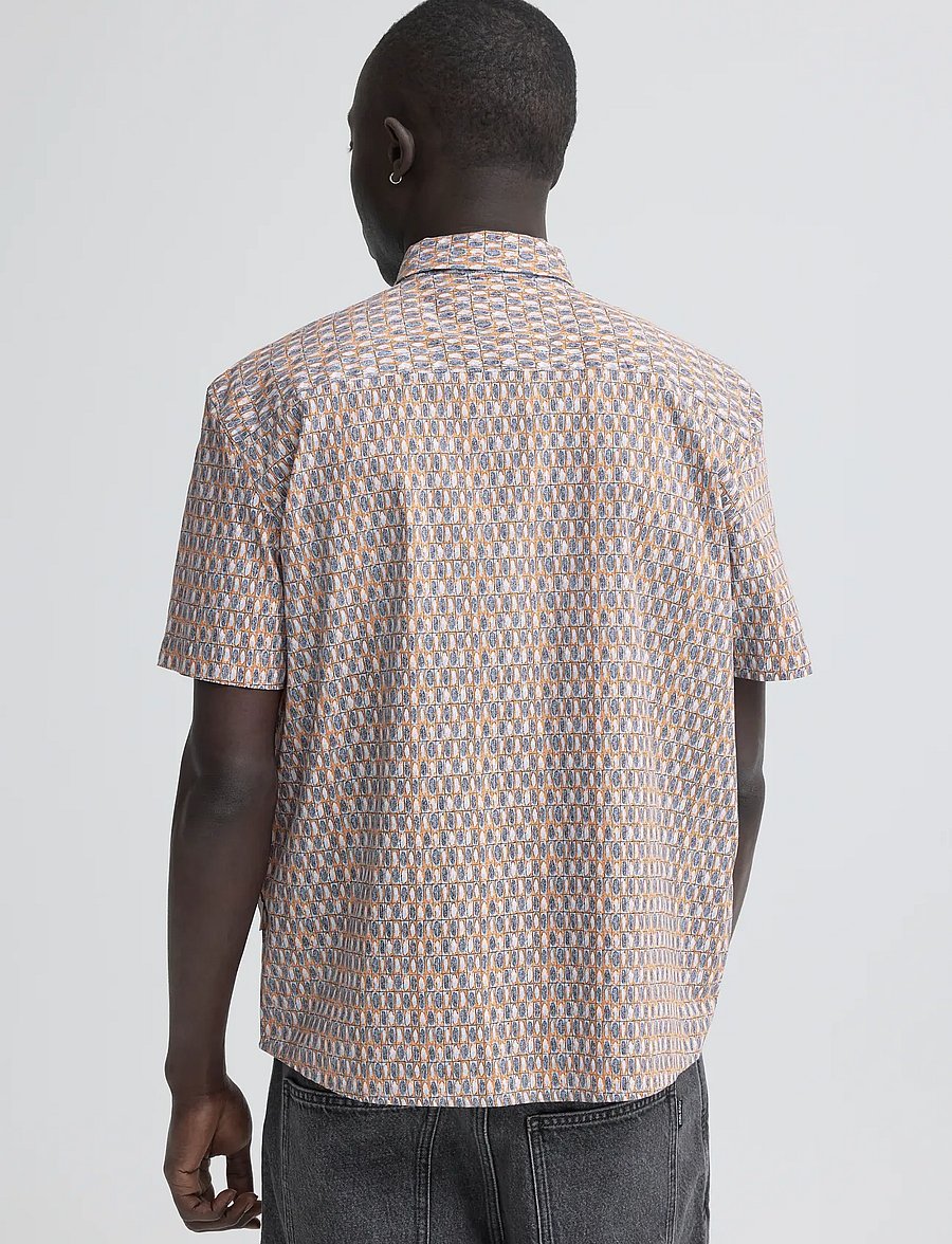 Blend - BHAMIR SHIRT - gemusterte hemden - lichen blue - 3