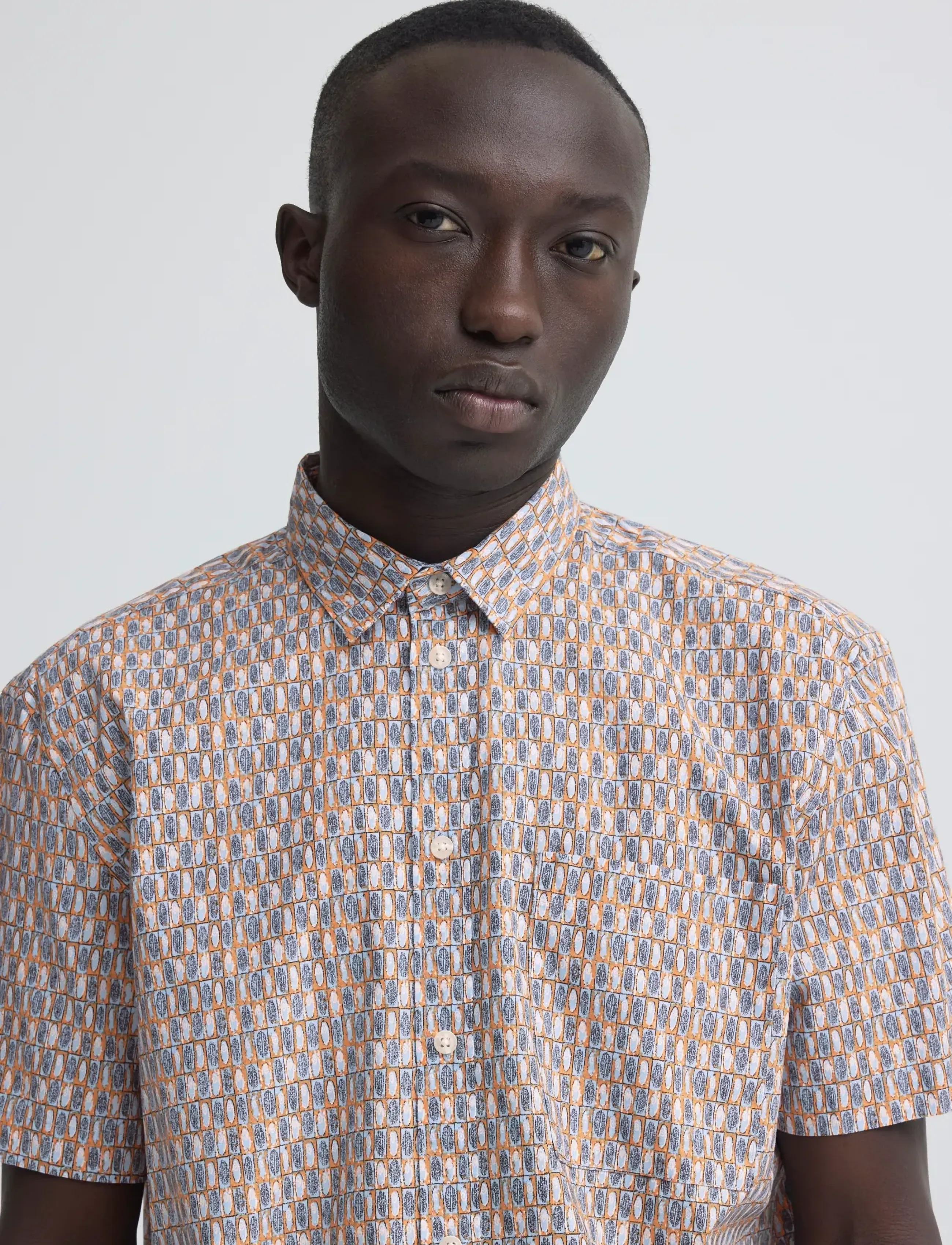 Blend - BHAMIR SHIRT - overhemden met patroon - lichen blue - 4