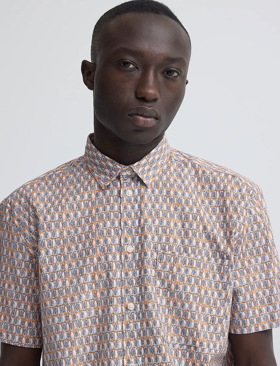Blend - BHAMIR SHIRT - gemusterte hemden - lichen blue - 4