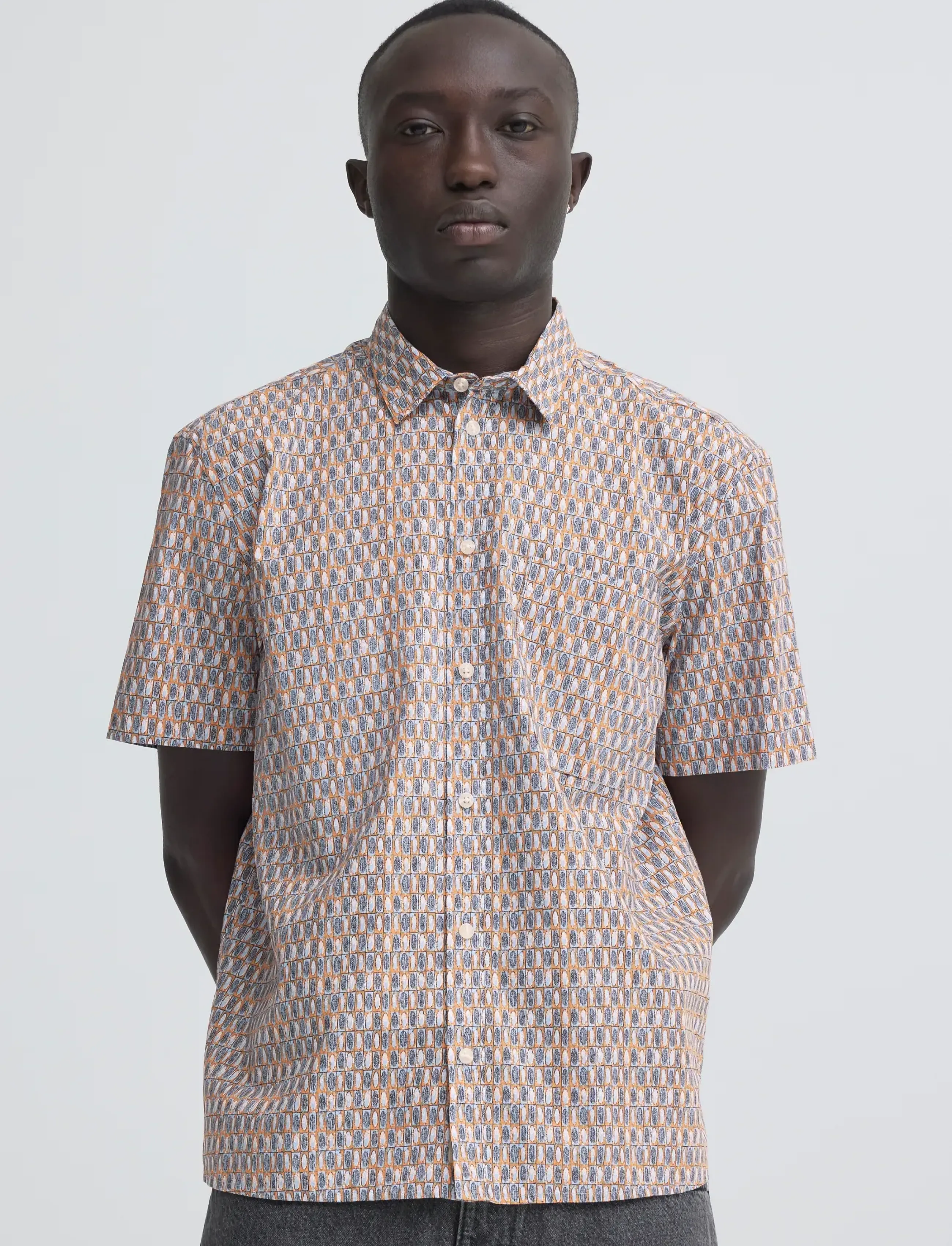 Blend - BHAMIR SHIRT - overhemden met patroon - lichen blue - 5