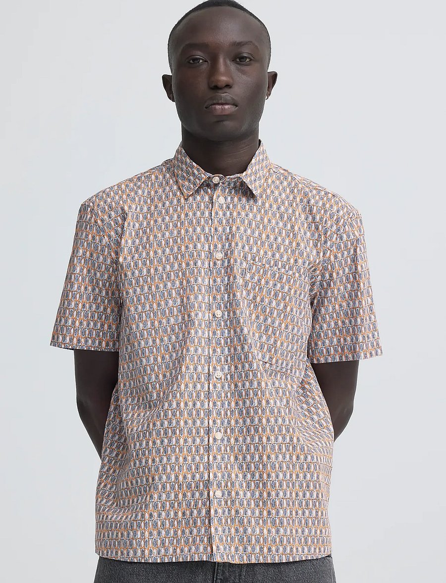 Blend - BHAMIR SHIRT - gemusterte hemden - lichen blue - 5
