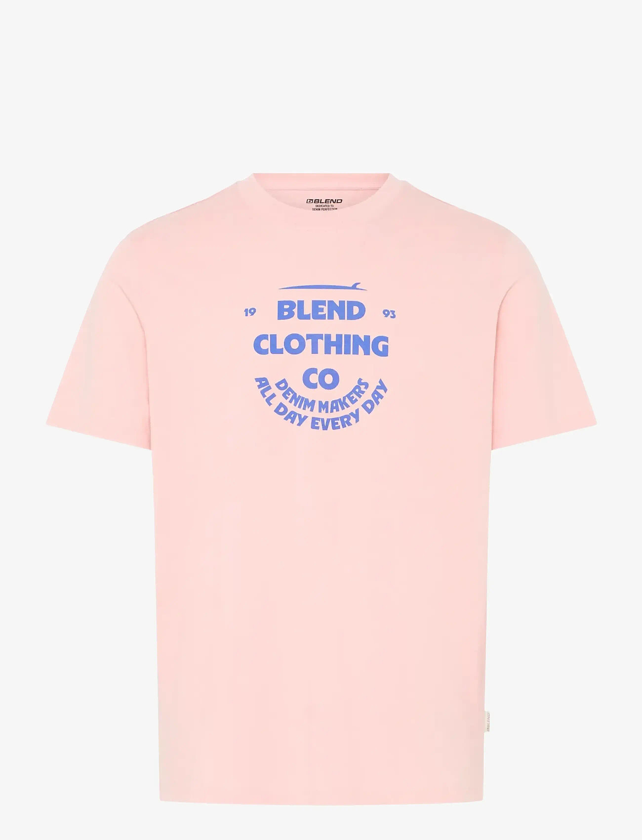 Blend - BHKALLE LOGO S/S TEE - kortærmede t-shirts - peachskin - 1