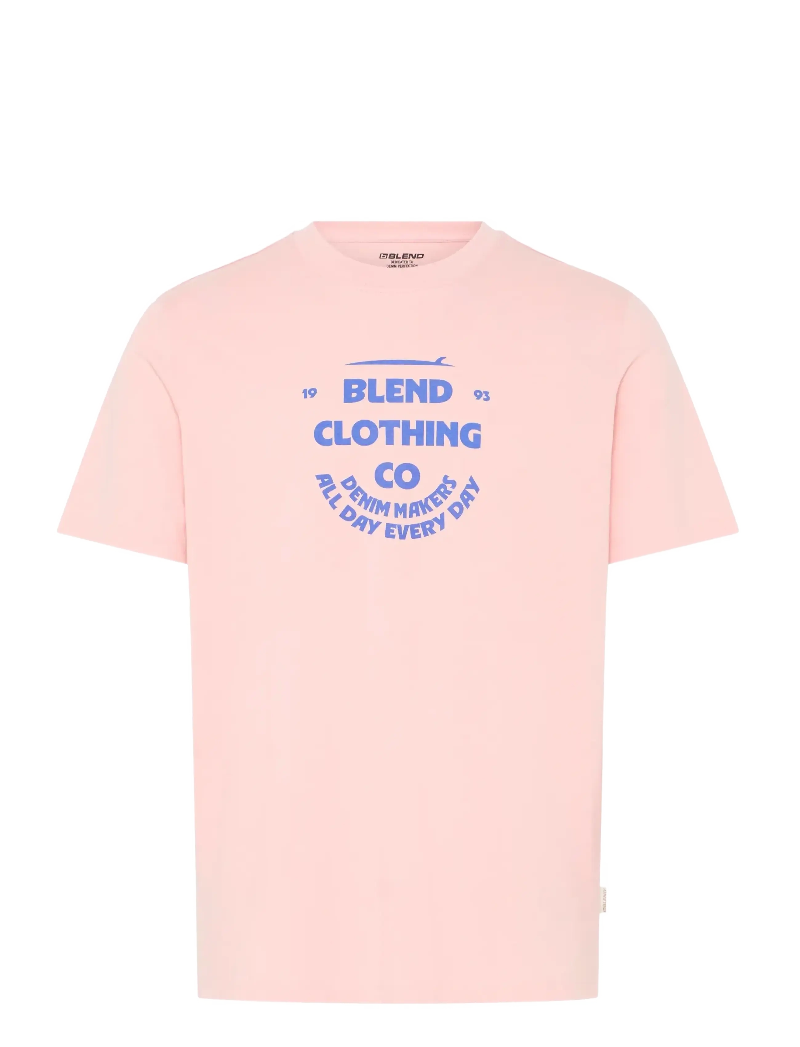 Blend BHKALLE LOGO S/S TEE - T-shirts - PEACHSKIN / pink/rose