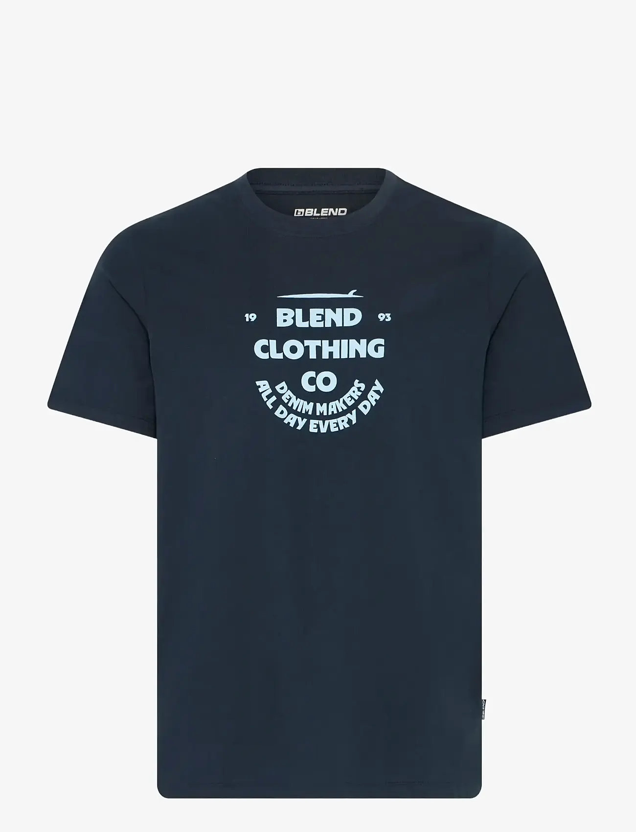 Blend - BHKALLE LOGO S/S TEE - kortærmede t-shirts - salute - 1