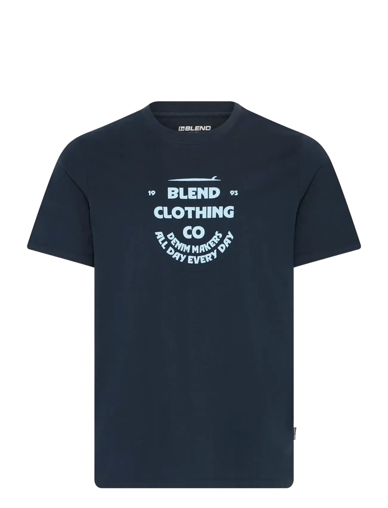 Blend BHKALLE LOGO S/S TEE - T-shirts - SALUTE / navy