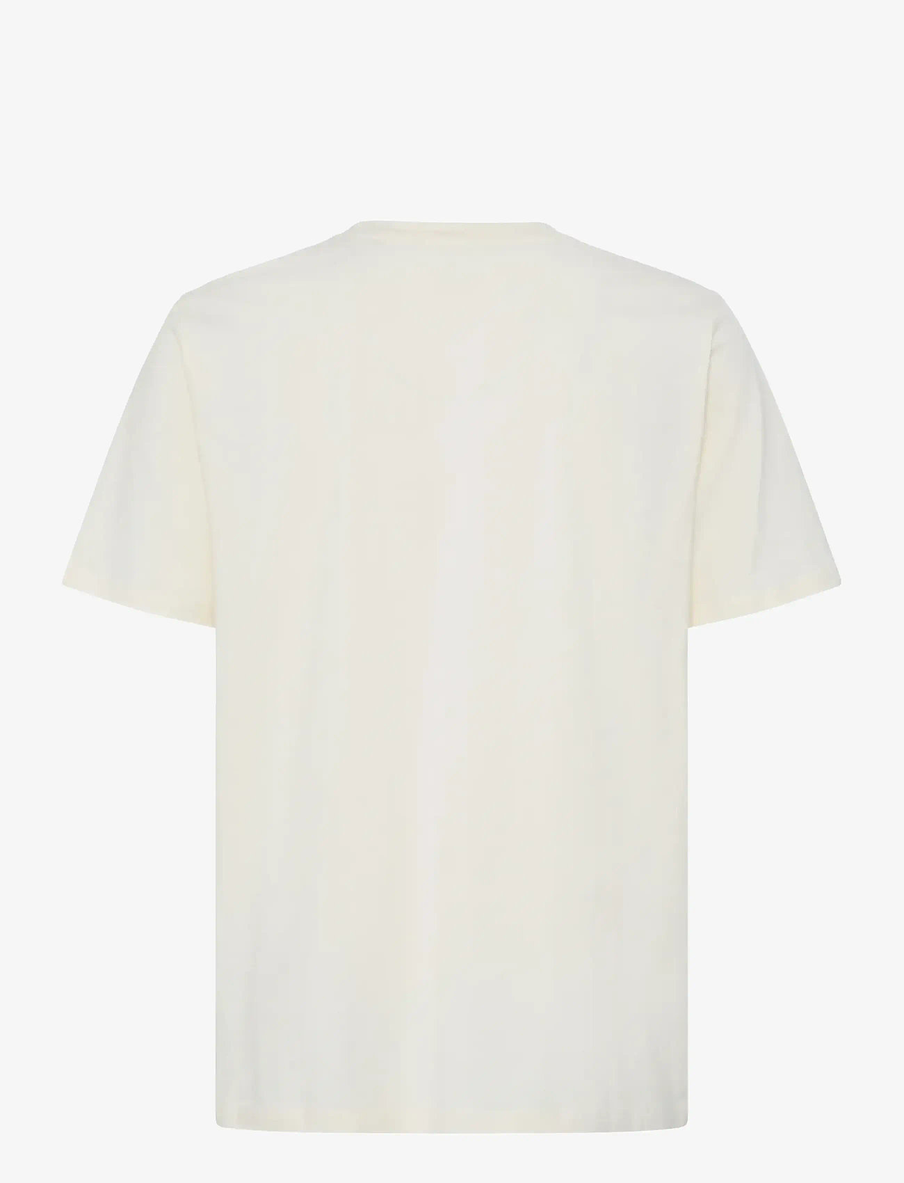 Blend - BHKALLE LOGO S/S TEE - kortærmede t-shirts - vanilla ice - 2