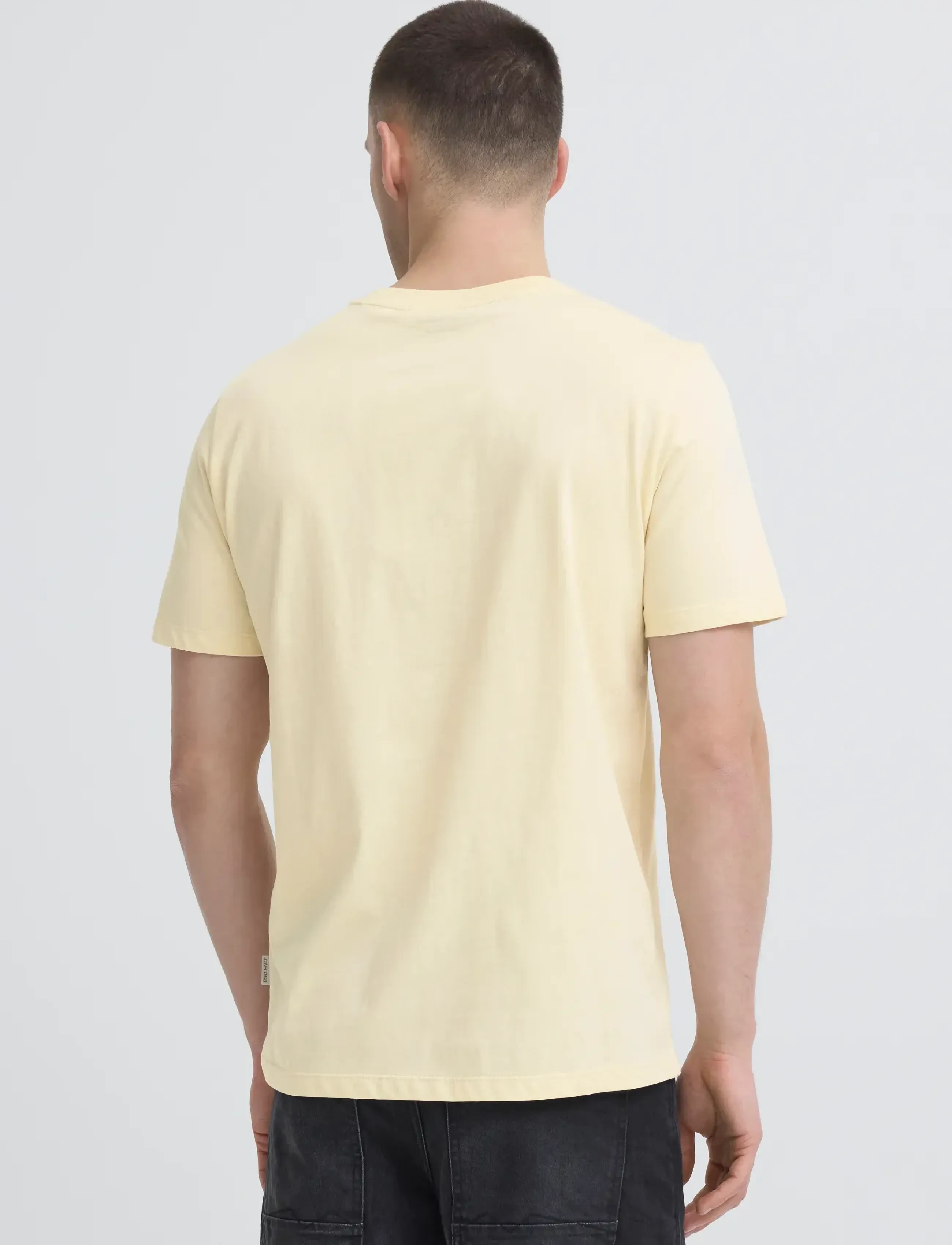 Blend - BHKNUT LOGO S/S TEE - laveste priser - bleachedsand - 3