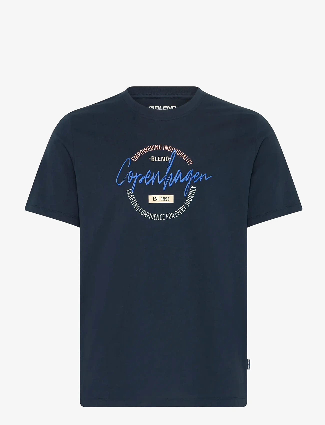 Blend - BHKNUT LOGO S/S TEE - kortærmede t-shirts - salute - 1