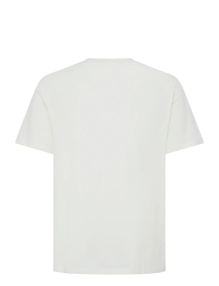 Blend - BHKNUT LOGO S/S TEE - kurzärmelige t-shirts - vanilla ice - 2