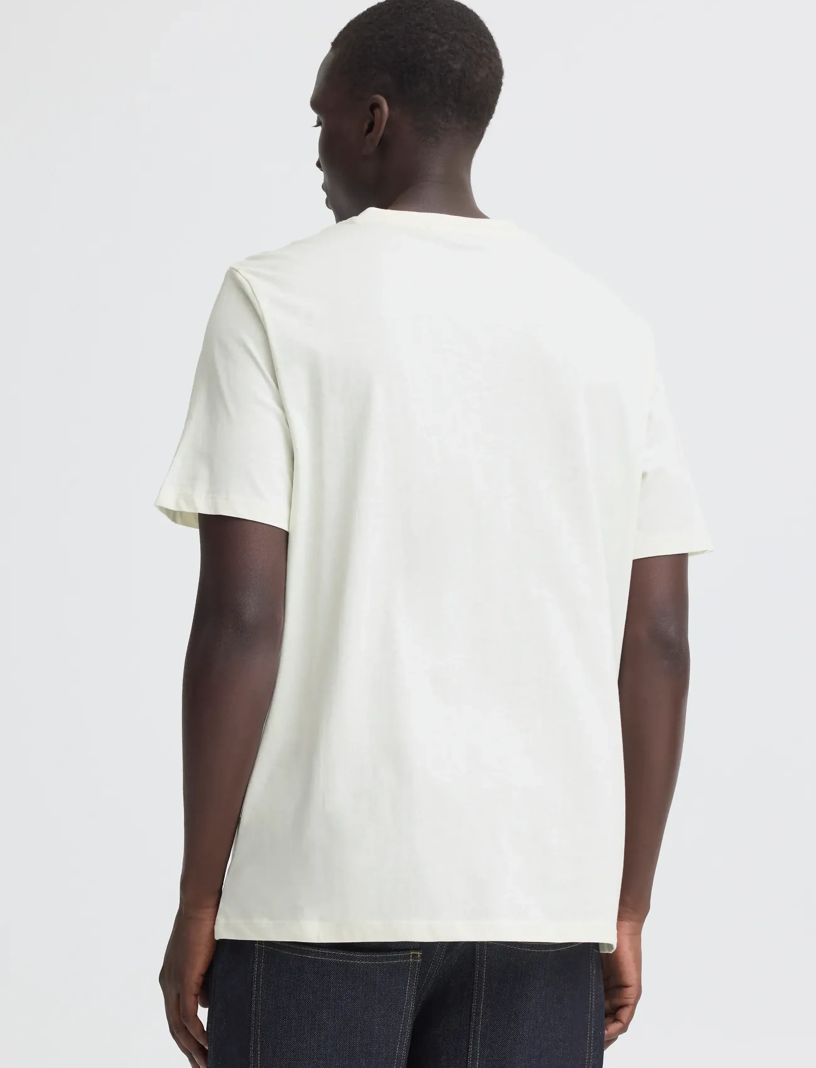 Blend - BHKNUT LOGO S/S TEE - kurzärmelig - vanilla ice - 3