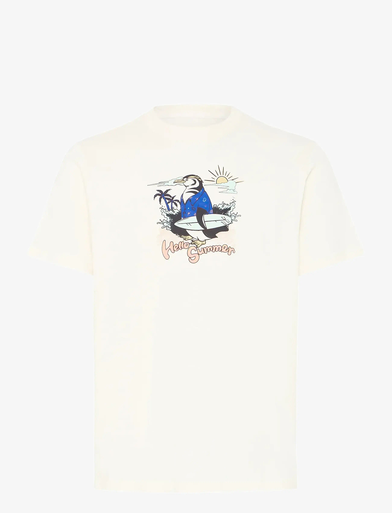 Blend - BHKARSTEN FUNNY S/S TEE - madalaimad hinnad - penguin vanilla ice - 1
