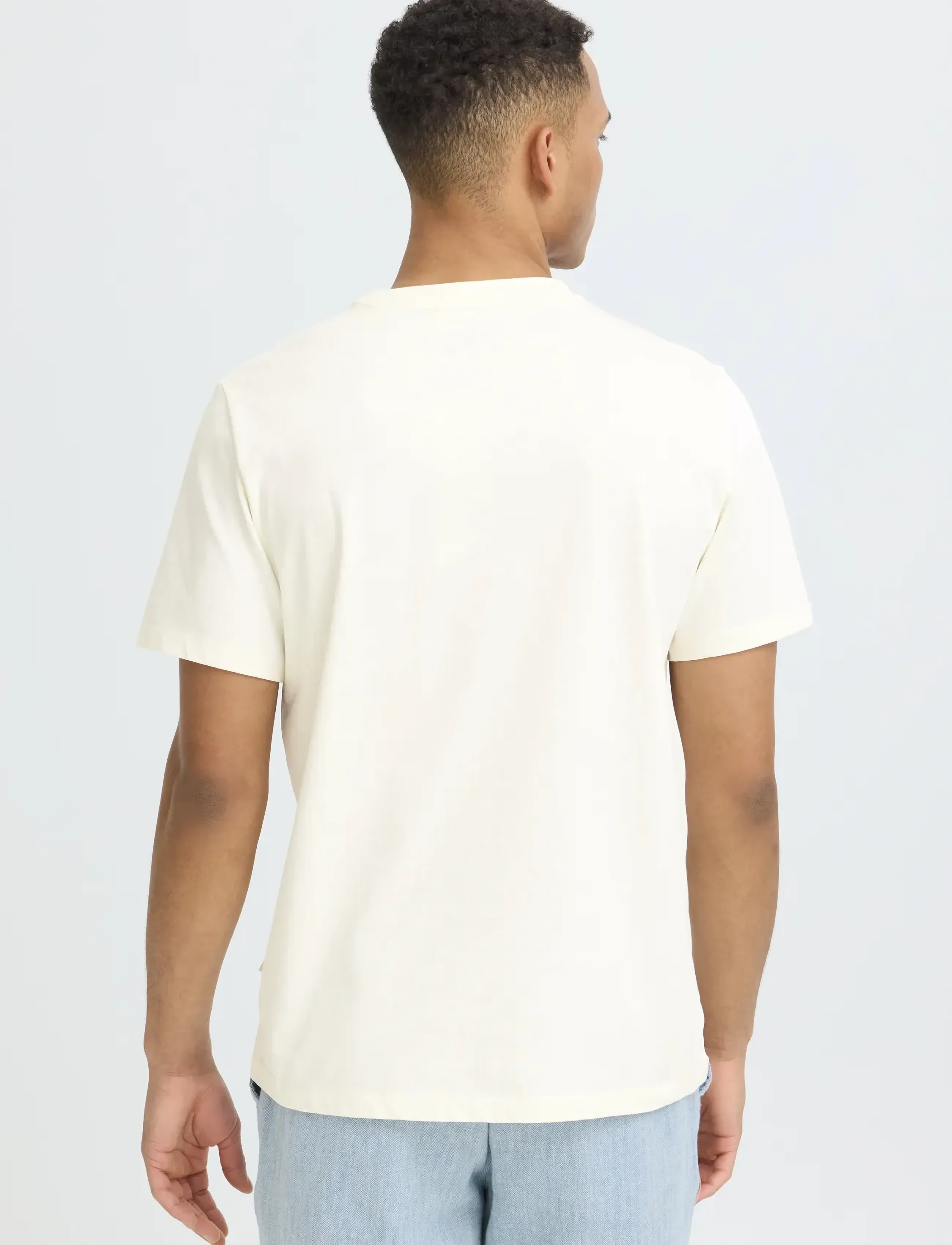 Blend - BHKARSTEN FUNNY S/S TEE - kurzärmelig - penguin vanilla ice - 3
