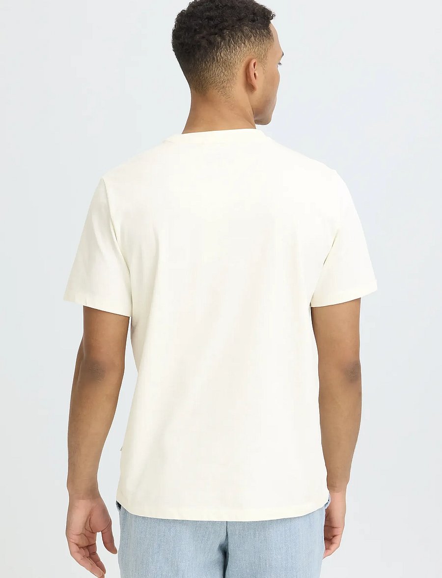 Blend - BHKARSTEN FUNNY S/S TEE - kurzärmelige t-shirts - penguin vanilla ice - 3