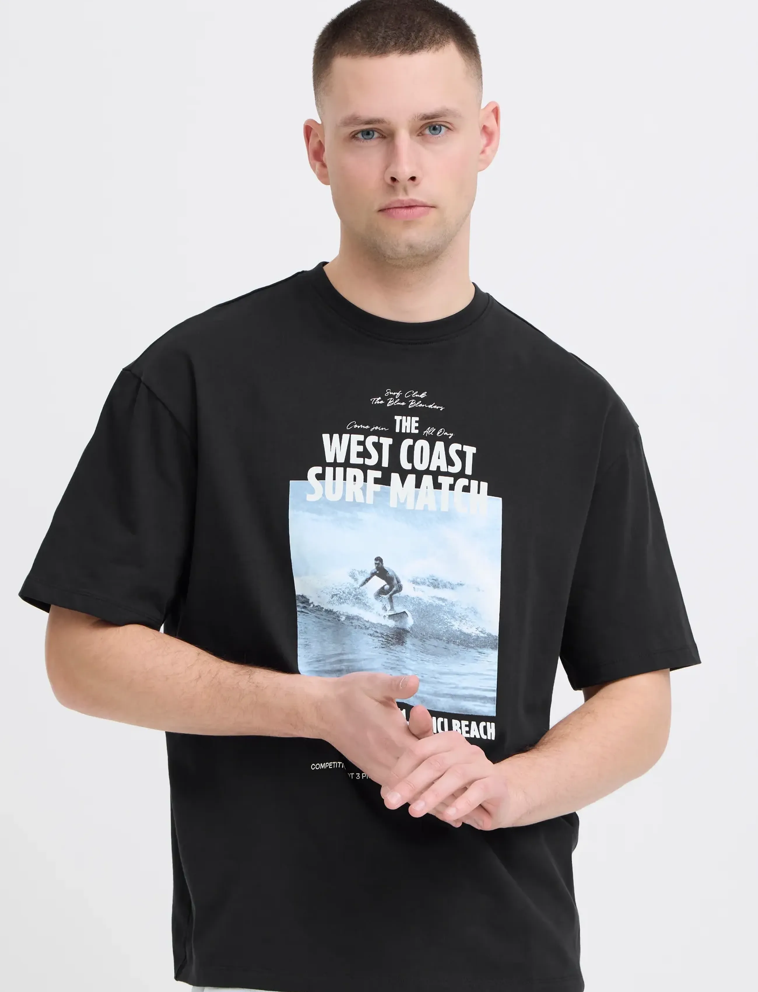BLEND Bhkyros Graphic S/S Tee t-shirts med tryck herr – bild 5