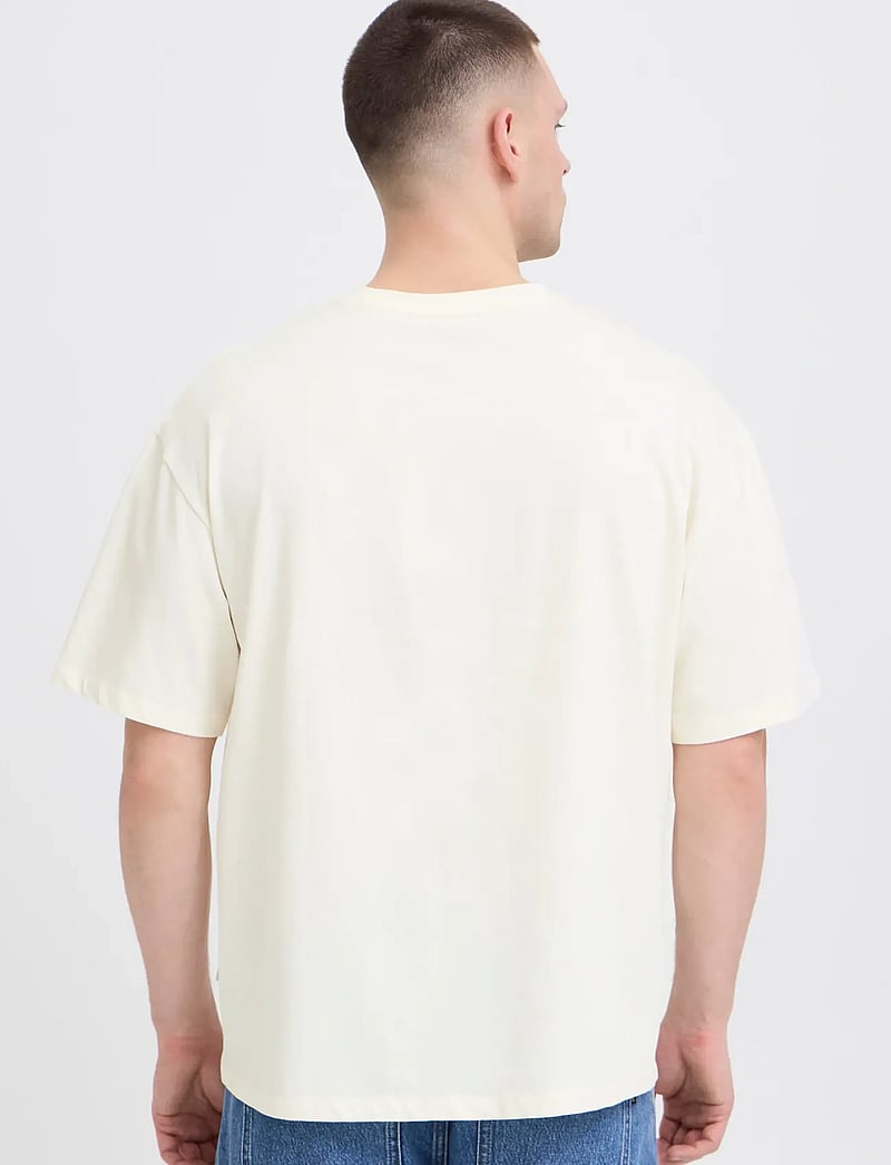 Blend - BHKYROS GRAPHIC S/S TEE - kurzärmelig - vanilla ice - 4