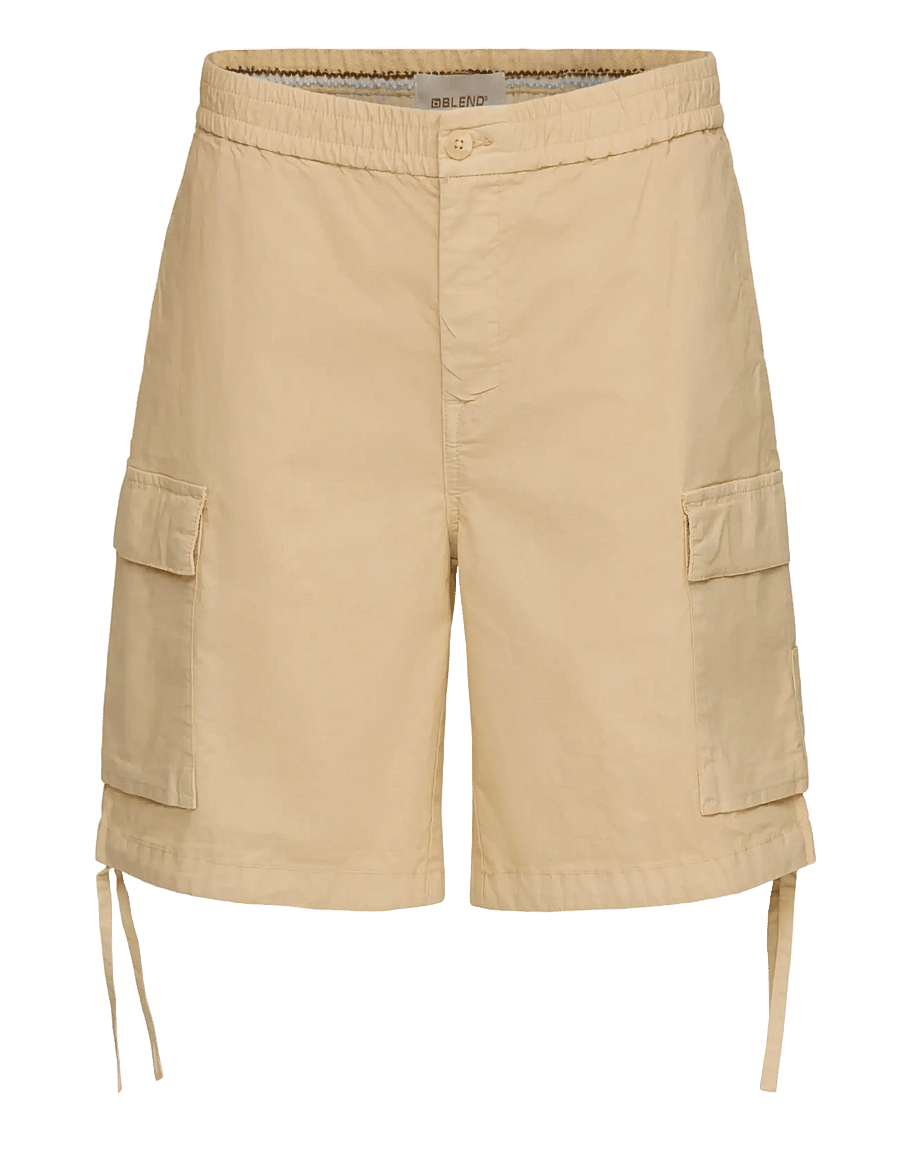 Blend - BHMAXIM RELX MINIRIB CARGO - cargoshorts - bleached sand - 1