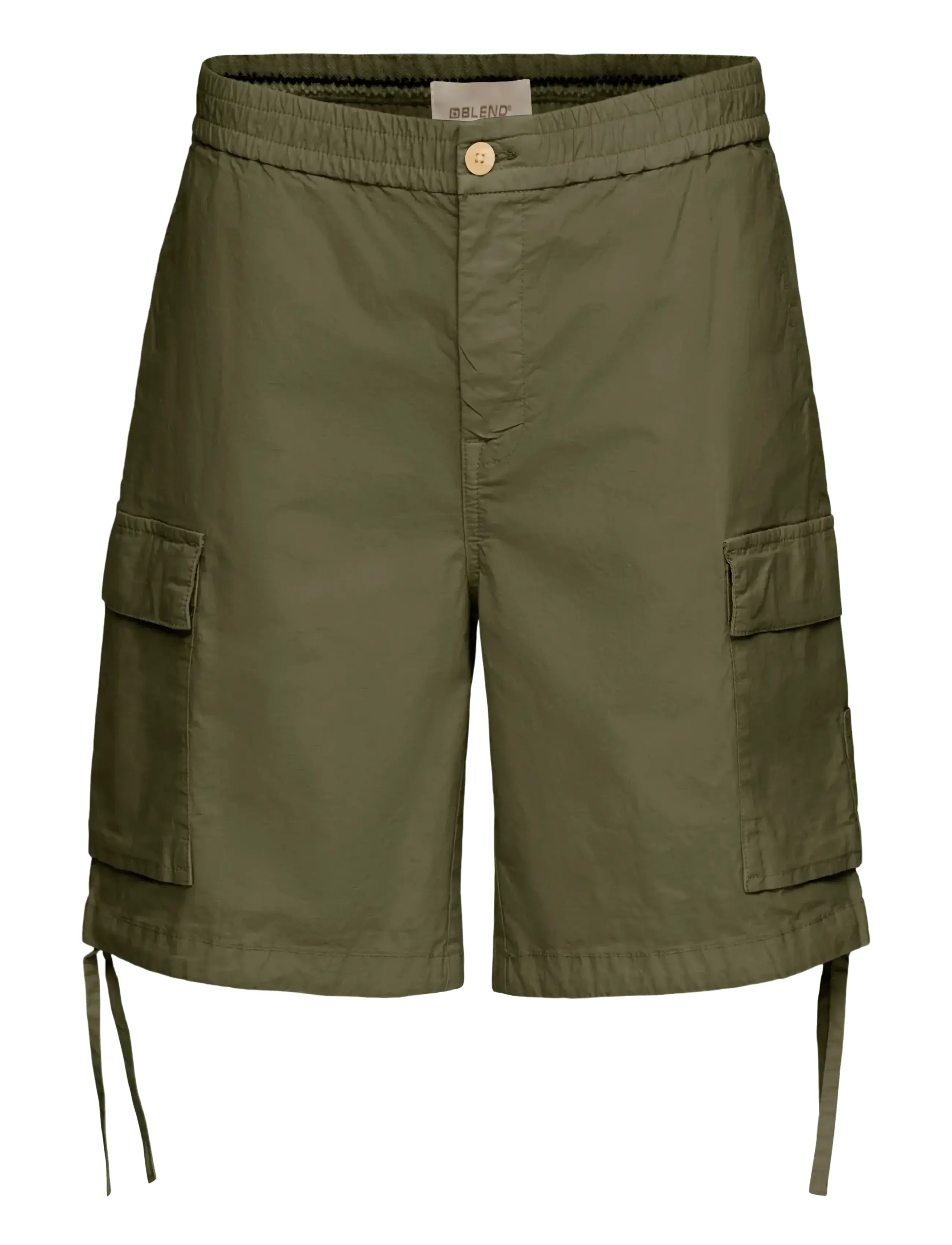 Blend BHMAXIM RELX MINIRIB CARGO - Tøj - DUSTY OLIVE / khaki/green