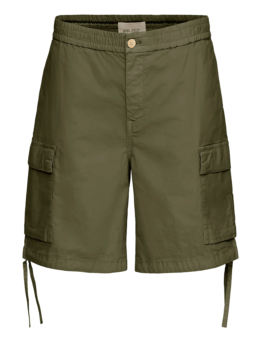 Blend - BHMAXIM RELX MINIRIB CARGO - lühikesed kargopüksid - dusty olive - 1