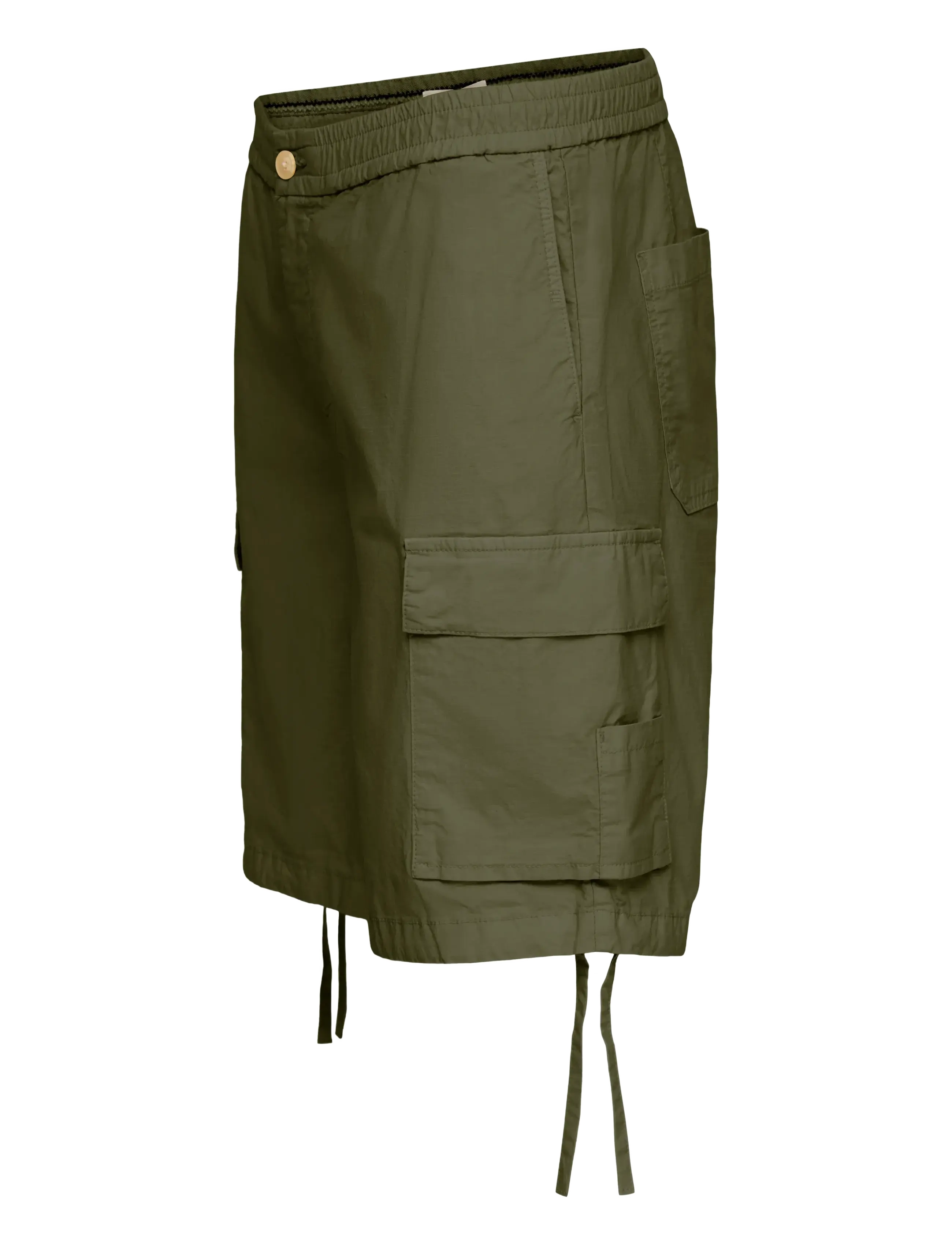 Blend - BHMAXIM RELX MINIRIB CARGO - lühikesed kargopüksid - dusty olive - 3