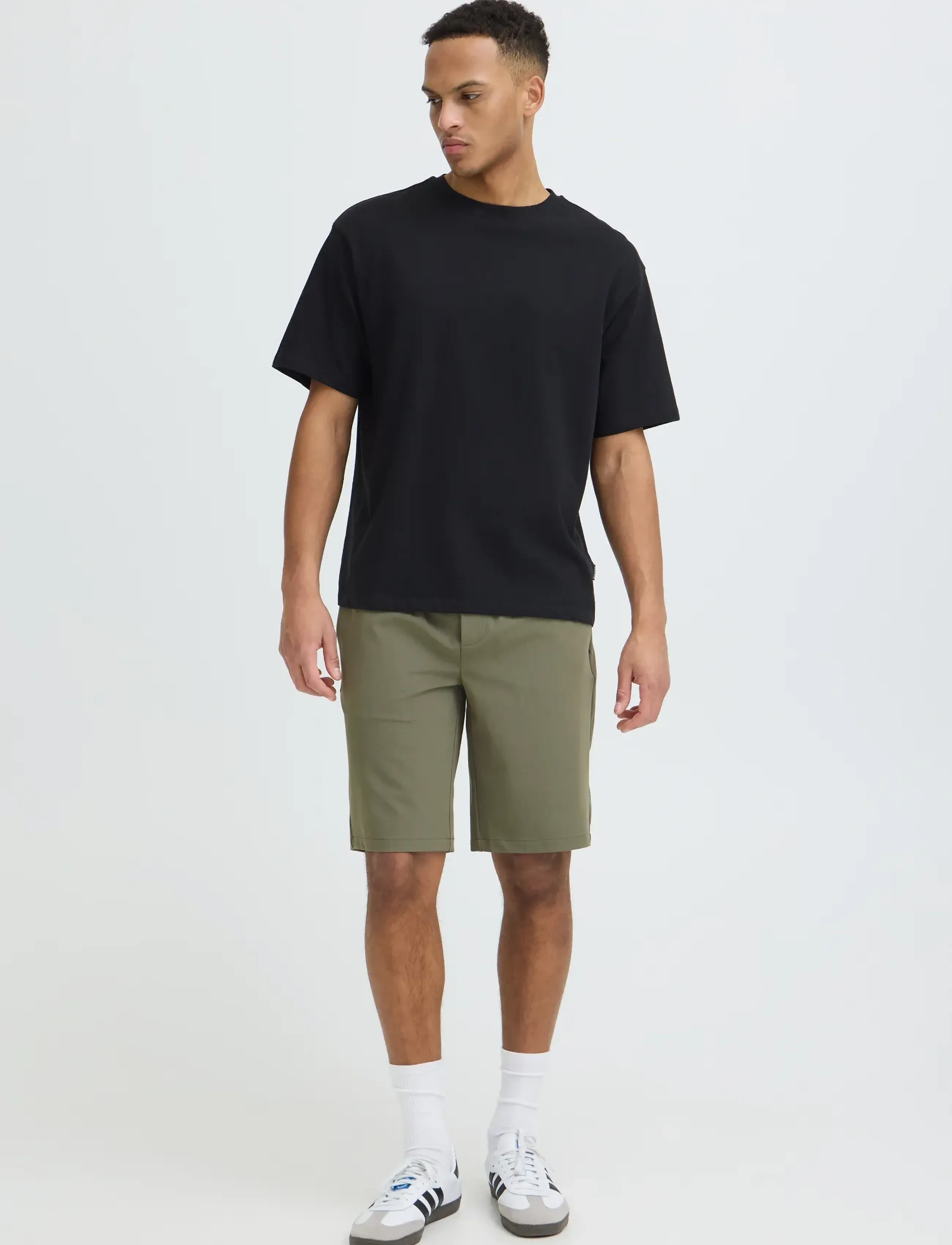 Blend Bhmarco Reg Easypull Wovens, XXL, Khaki green, Shorts > Afslappede Shorts, Herre