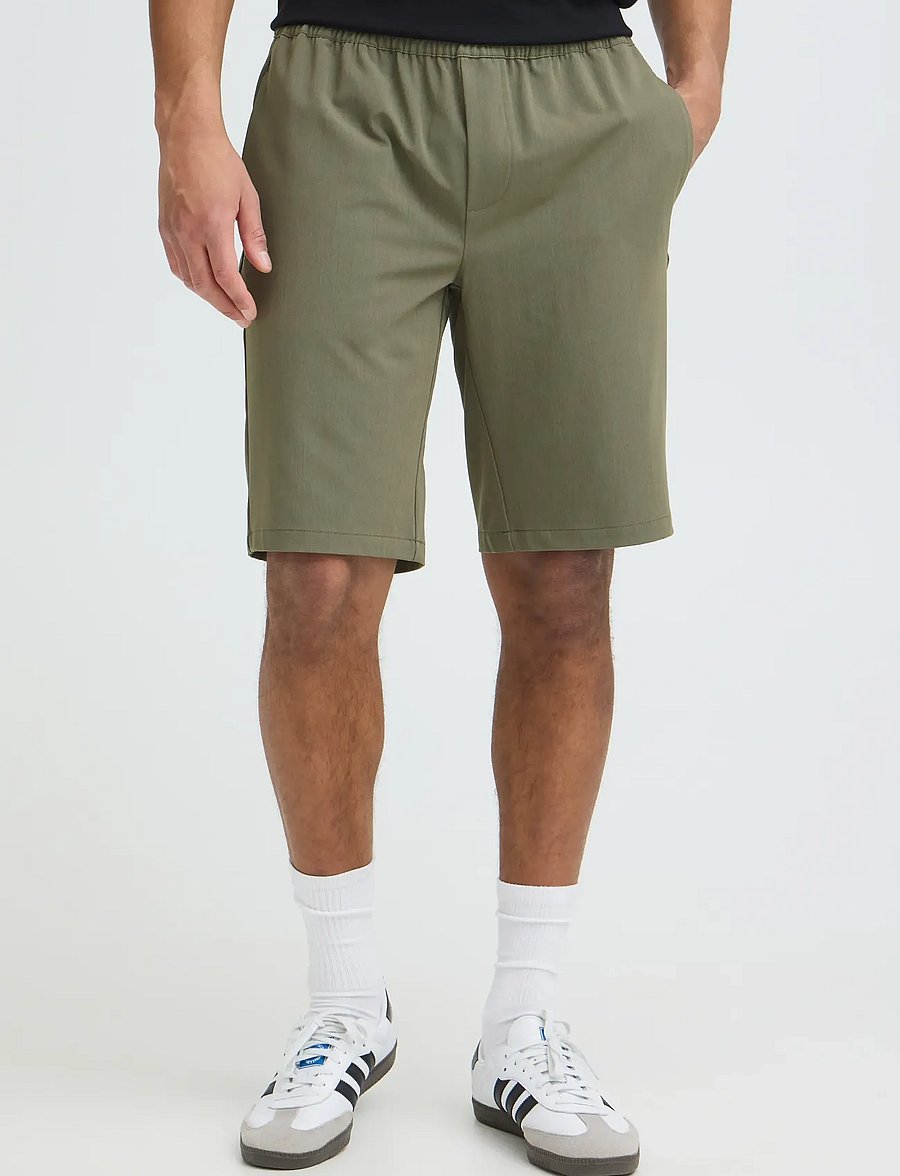 Blend - BHMARCO REG EASYPULL WOVENS - freizeitshorts - dusty olive - 4