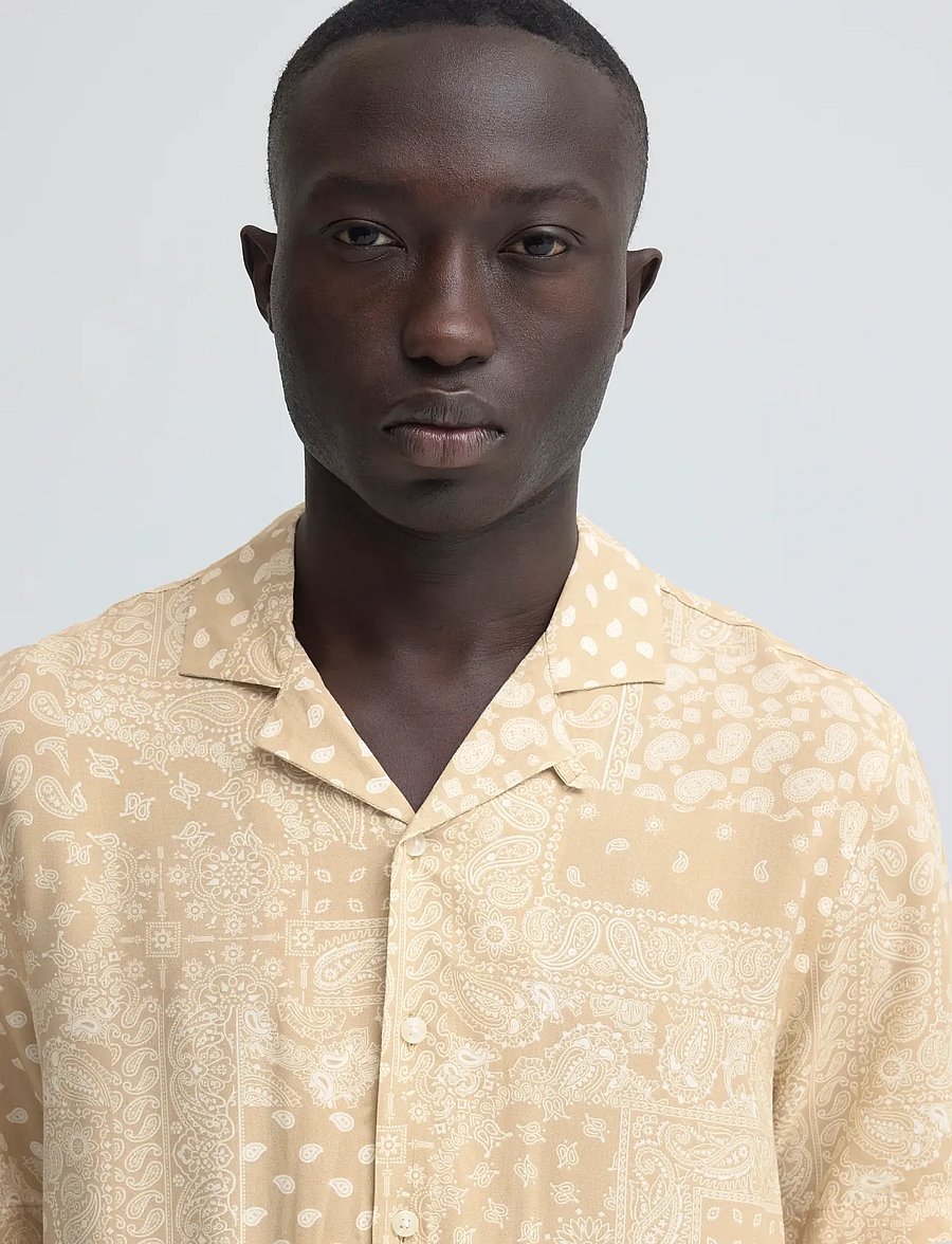 Blend - BHASLAK SHIRT PRINT - mönstrade skjortor - crockery - 4
