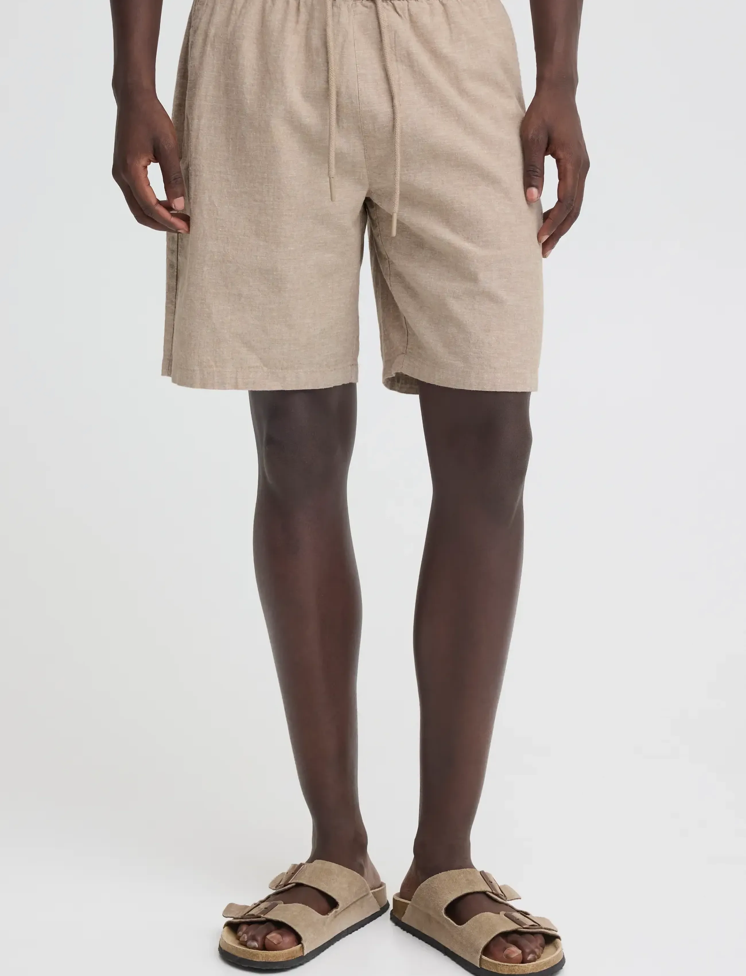 Blend - BHABAN LIN SHORTS PP NOOS - linneshorts - crockery - 5