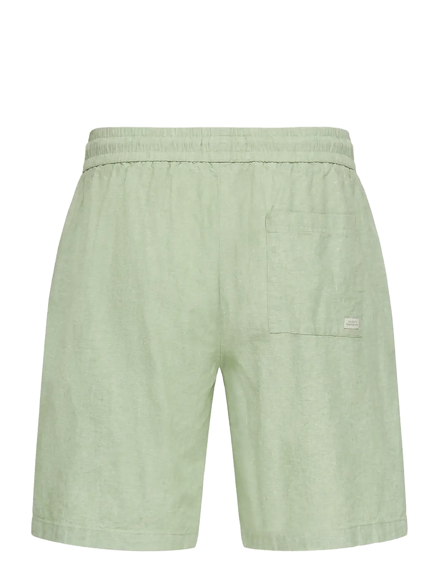 Blend - BHABAN LIN SHORTS PP NOOS - leinen-shorts - fair green - 2