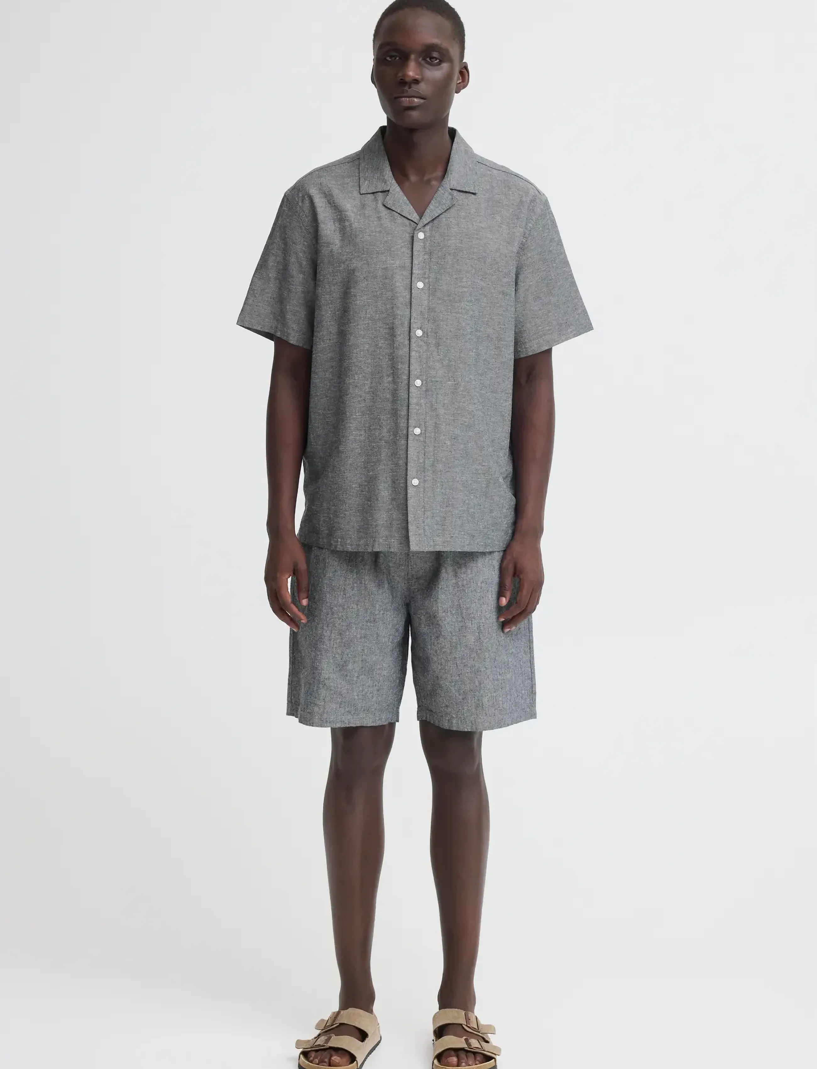 Blend BHABAN LIN SHORTS PP NOOS - Kollektionen - SALUTE / grey