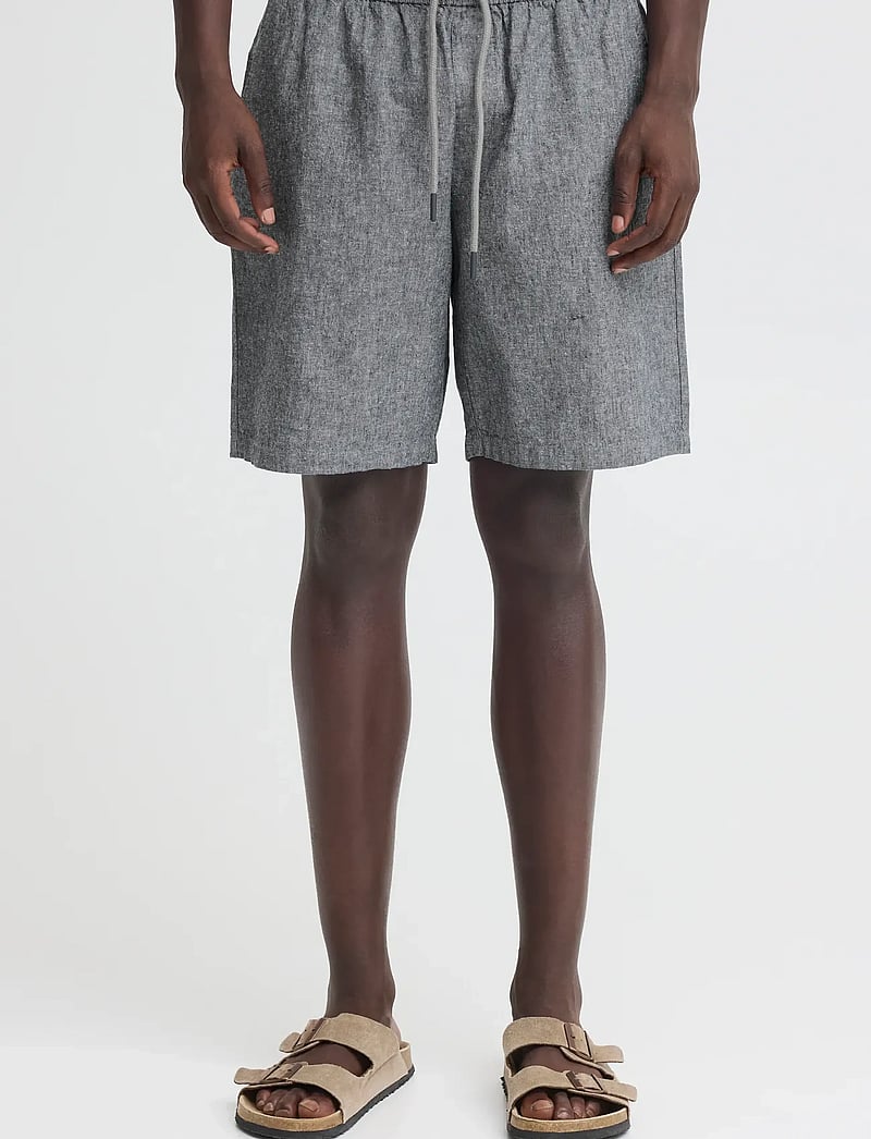 Blend - BHABAN LIN SHORTS PP NOOS - leinen-shorts - salute - 5