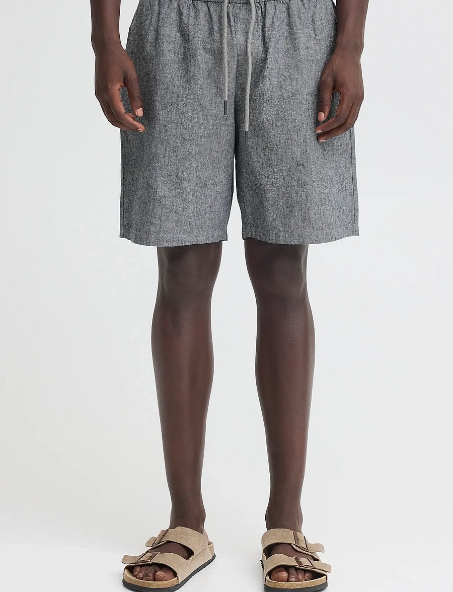 Blend - BHABAN LIN SHORTS PP NOOS - leinen-shorts - salute - 5