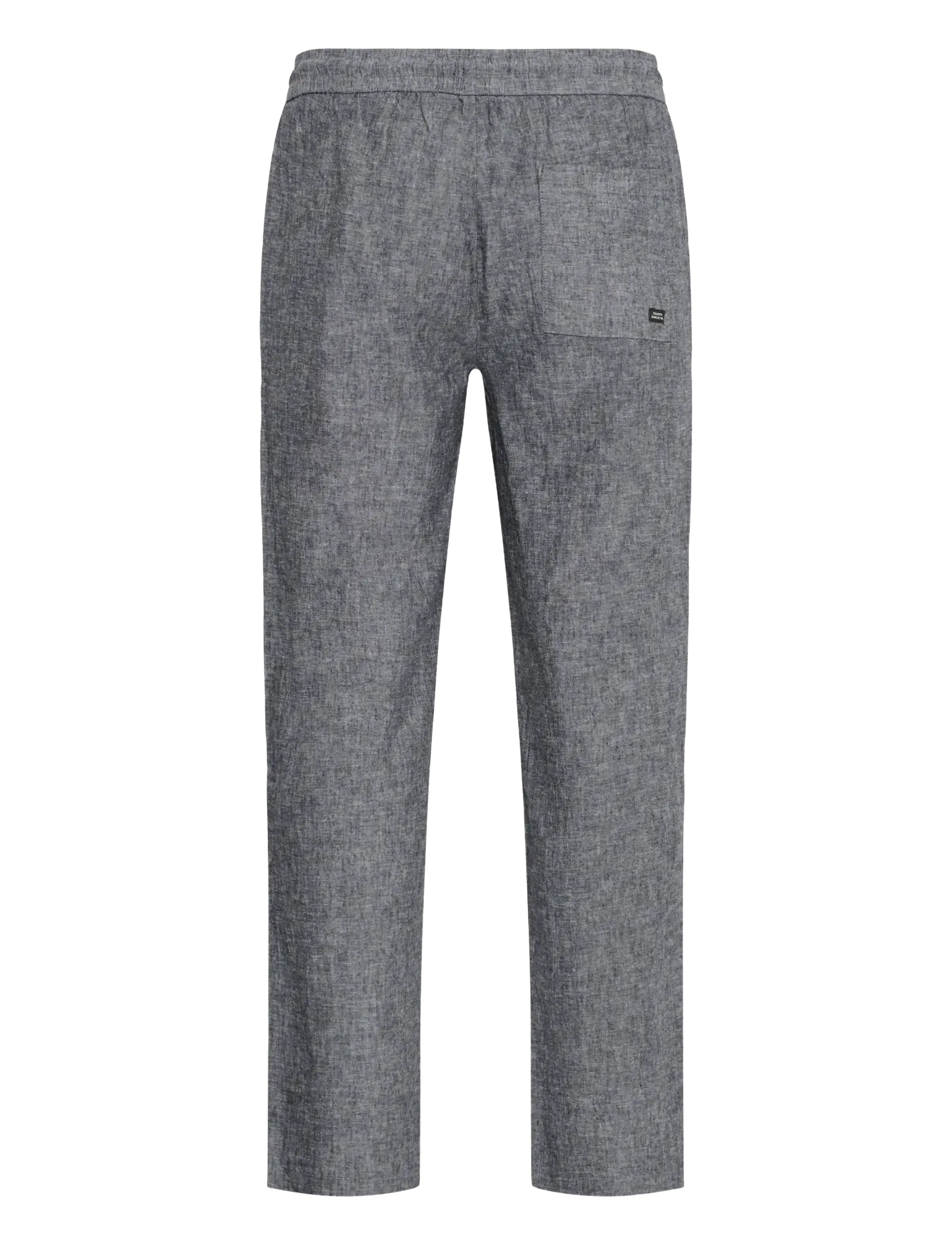 Blend - BHABAN LIN PANTS PP NOOS - linen trousers - black beauty - 2