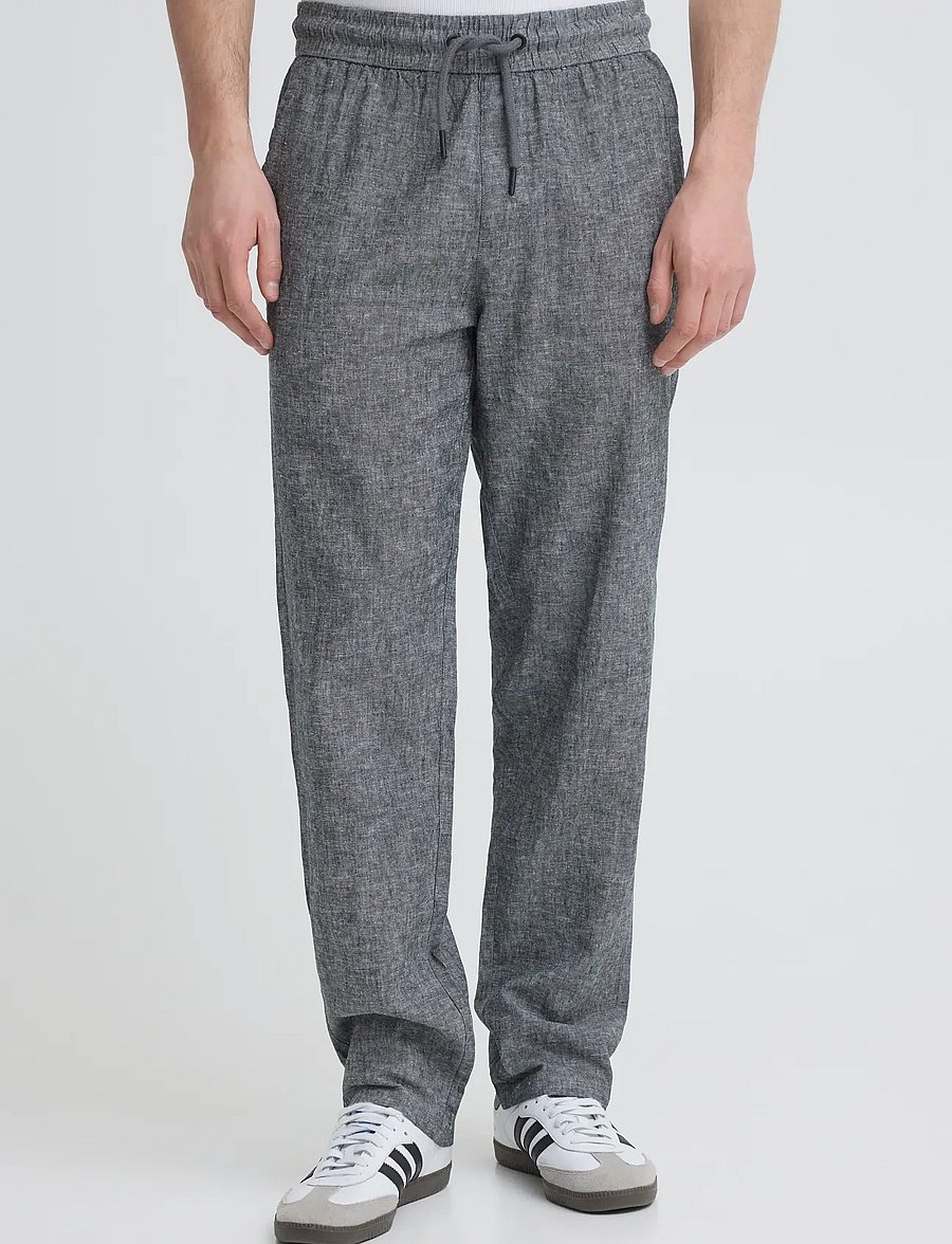 Blend - BHABAN LIN PANTS PP NOOS - linnebyxor - black beauty - 5